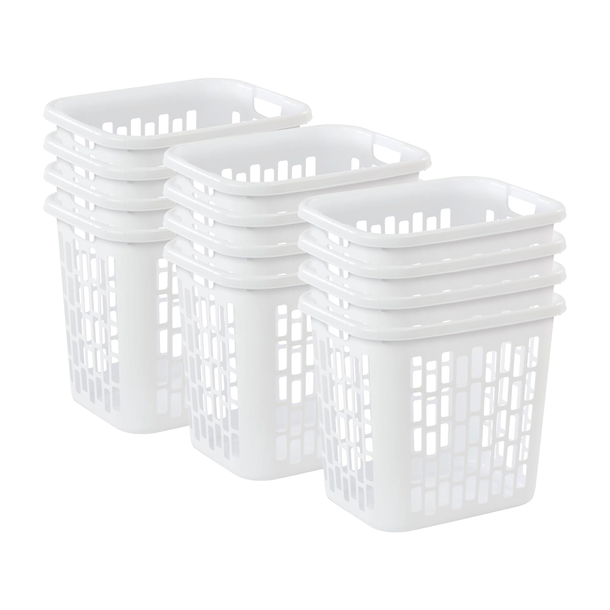 sterilite-ultra-easy-carry-laundry-basket-large-plastic-hamper-with-integrated-h image 1