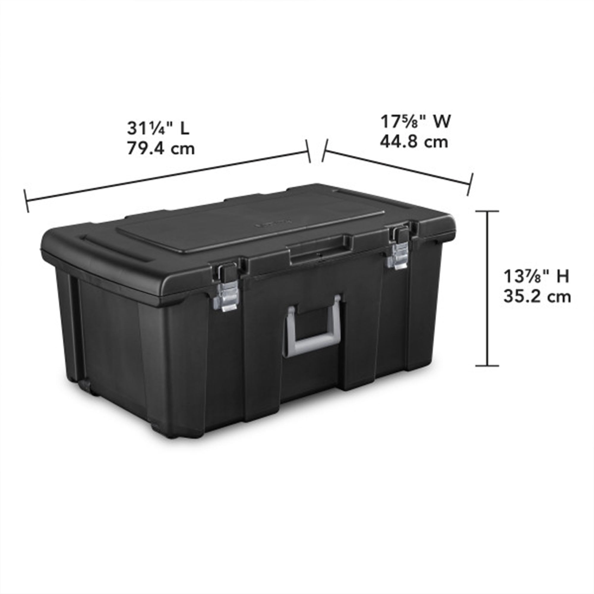 sterilite-wheeled-footlocker-lockable-plastic-utility-storage-container-black image 2