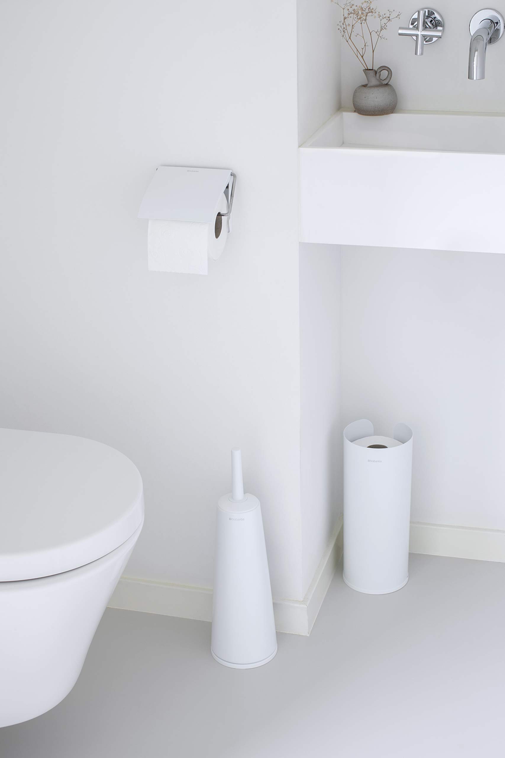 brabantia-toilet-brush-and-holder-white-414664-discreet-durable image 5