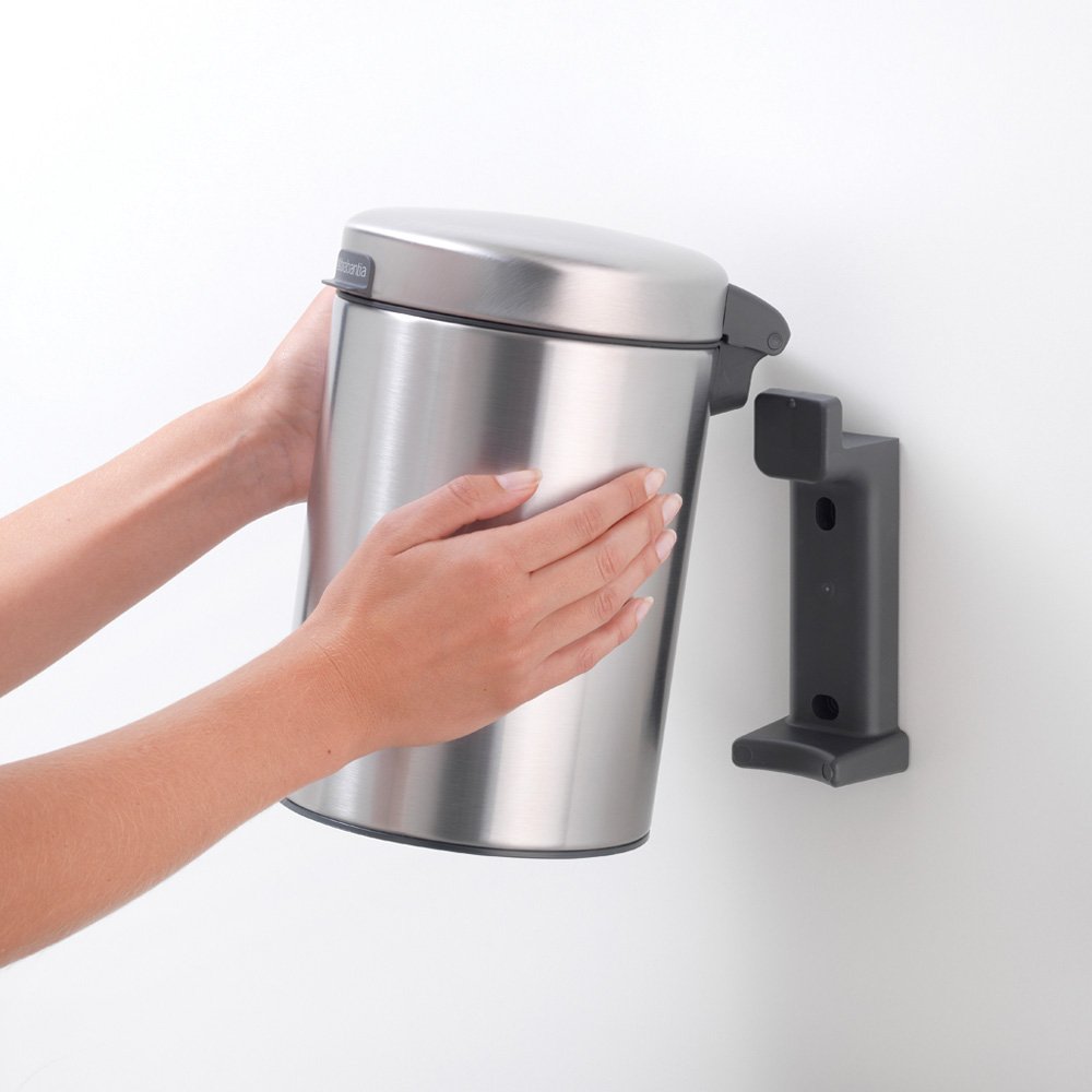 brabantia-newicon-wall-mounted-bin-3-litre-metal-white image 8