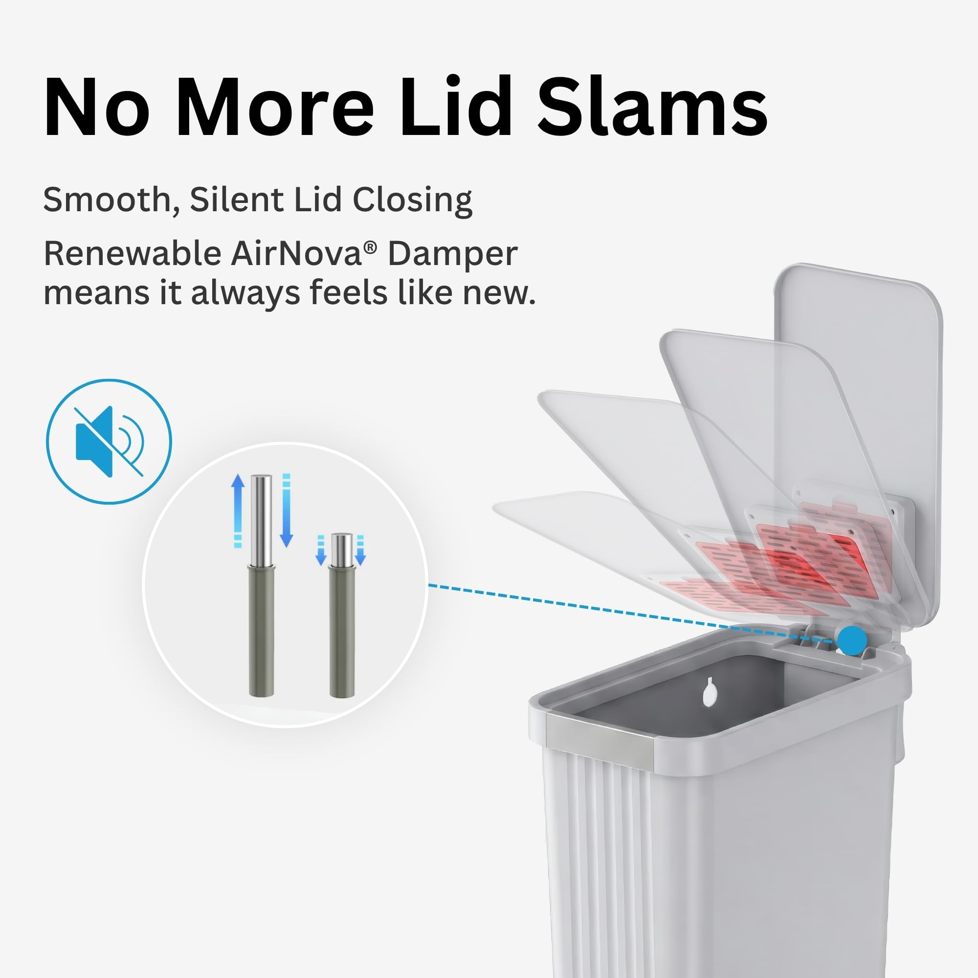 itouchless-softstep-50l-13-2-gal-slim-step-pedal-trash-can-with-odor-filter-ston image 7