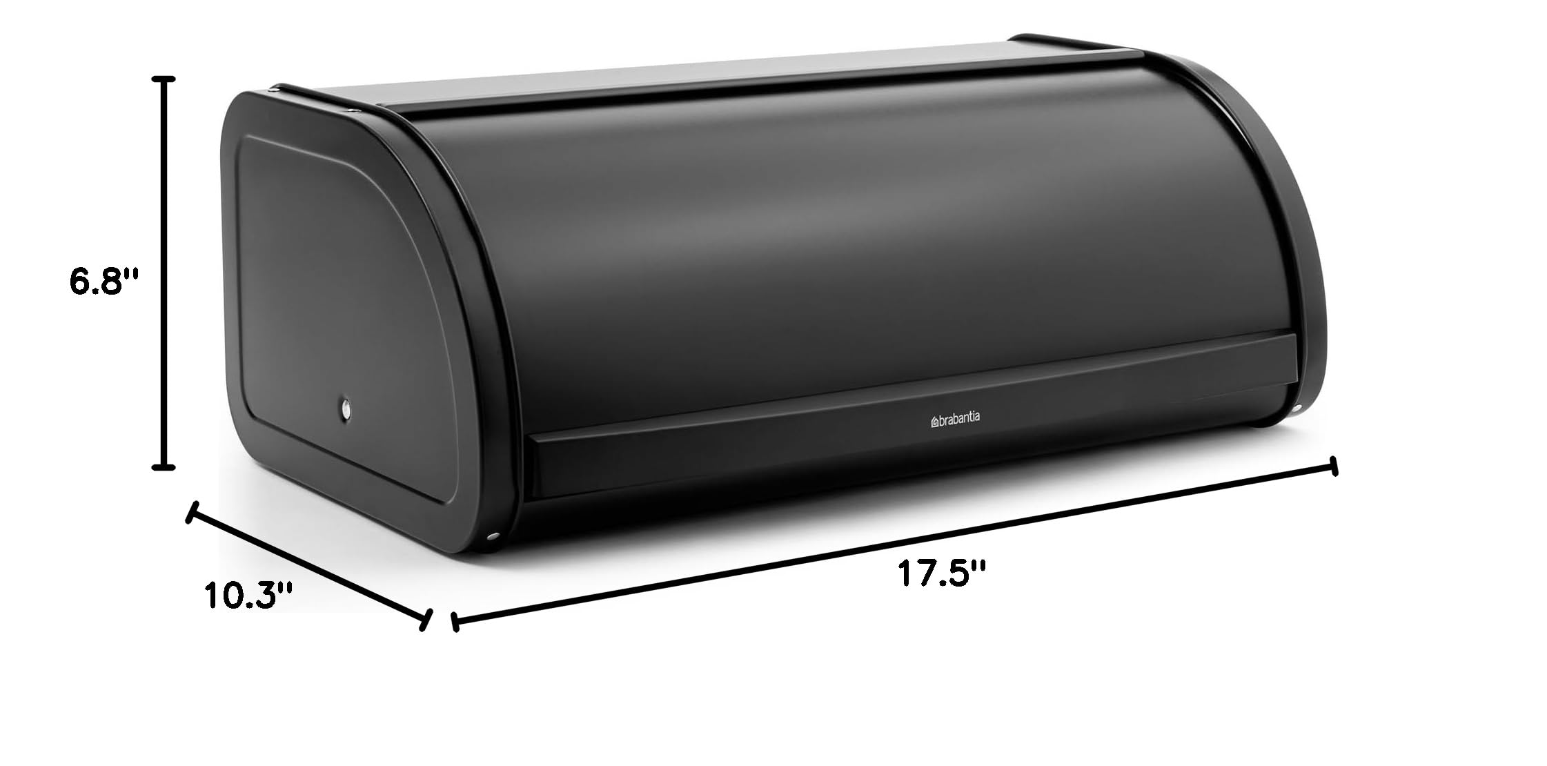 brabantia-roll-top-bread-box-large-matt-black-metal-fits-2-loaves image 6
