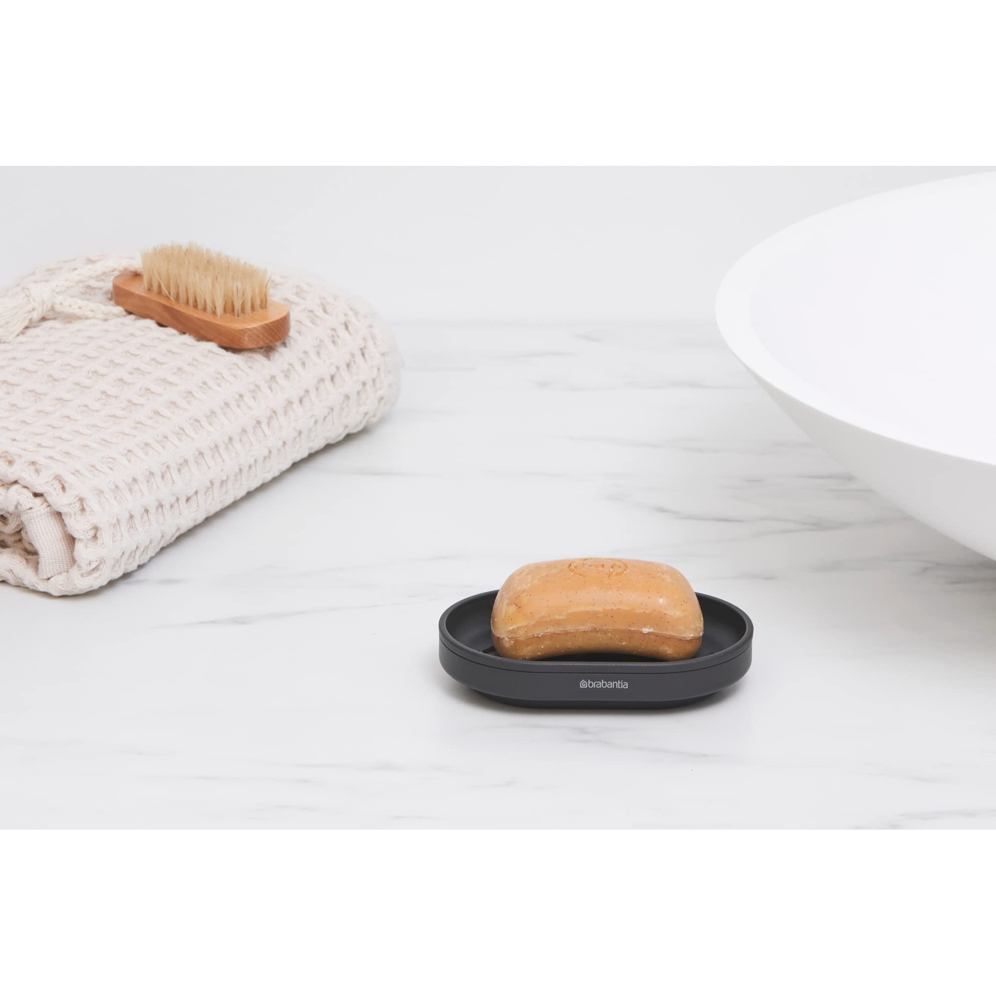 brabantia-mindset-soap-dish-mineral-infinite-gray-anti-rust-metal-soap-tray image 6