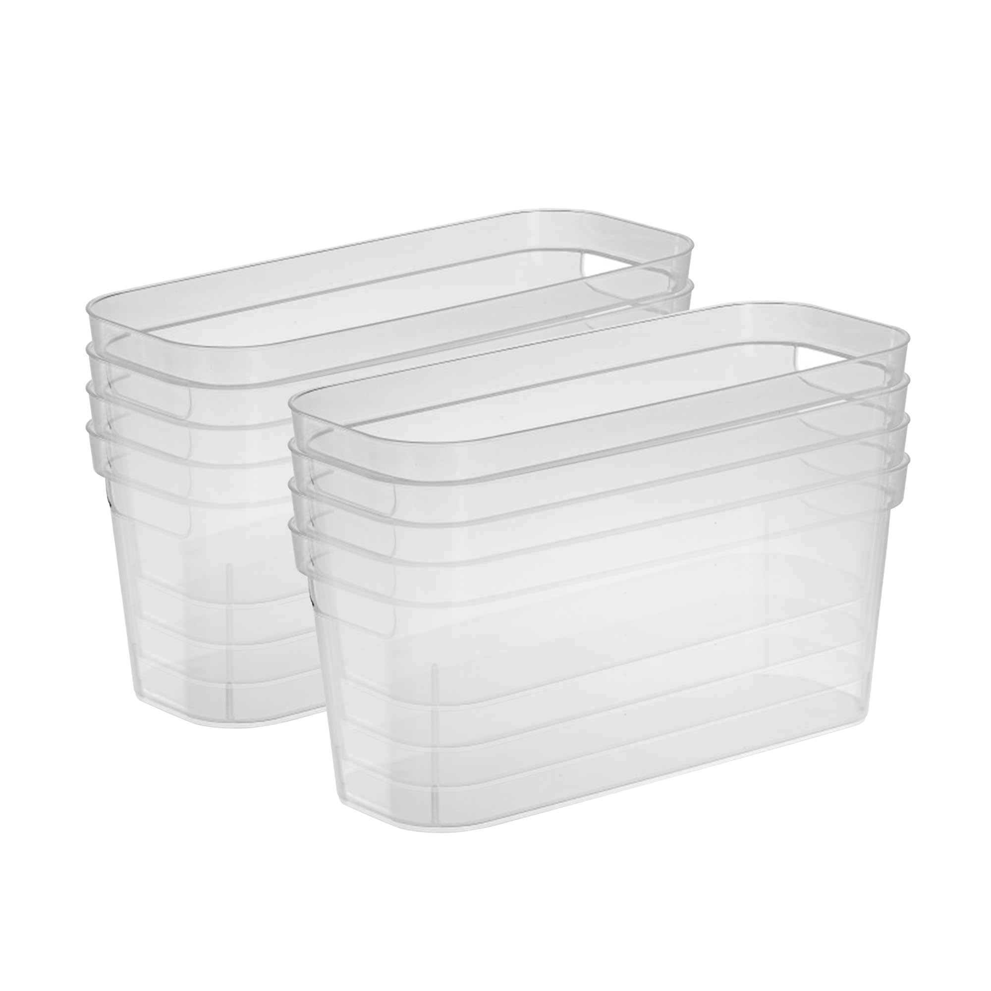 sterilite-6-25x6-25x15-inch-narrow-modern-storage-bin-with-comfortable-carry-thr image 1