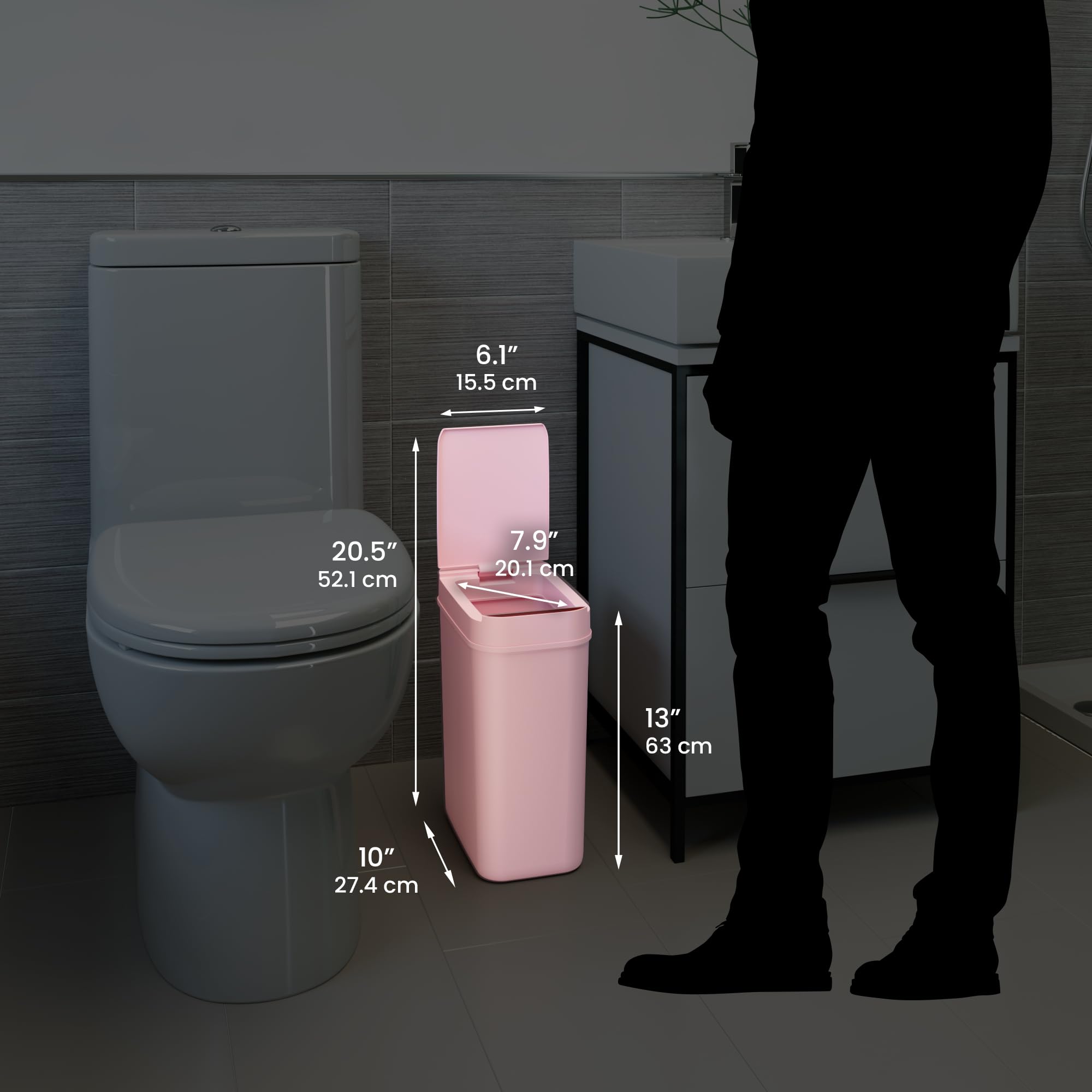 itouchless-3-gallon-sensor-bathroom-trash-can-10-liter-slim-touchless-automatic- image 6