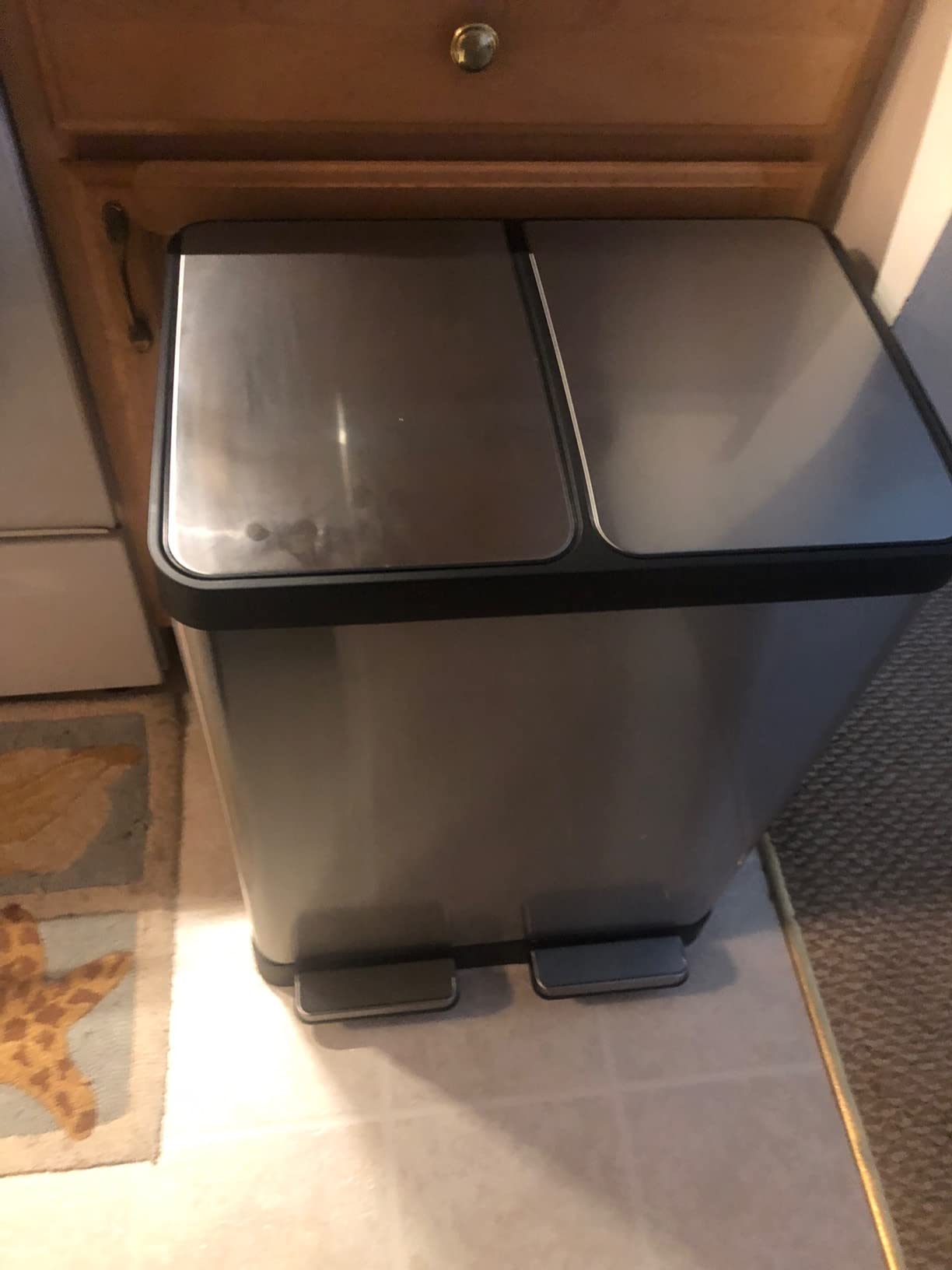 Nice, but the bins are small