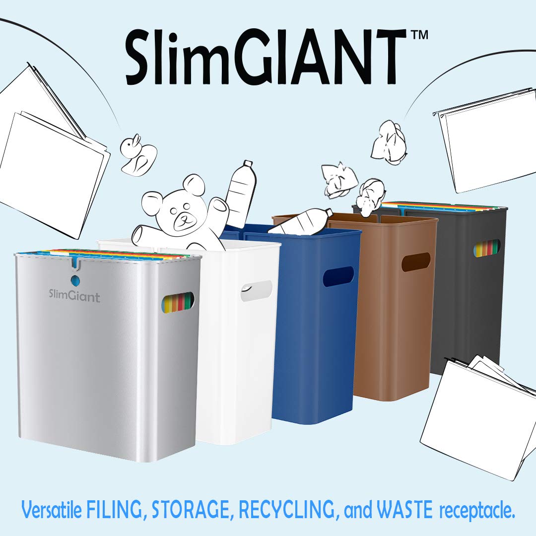 itouchless-slimgiant-4-2-gallon-slim-garbage-bin-with-handles-white image 5
