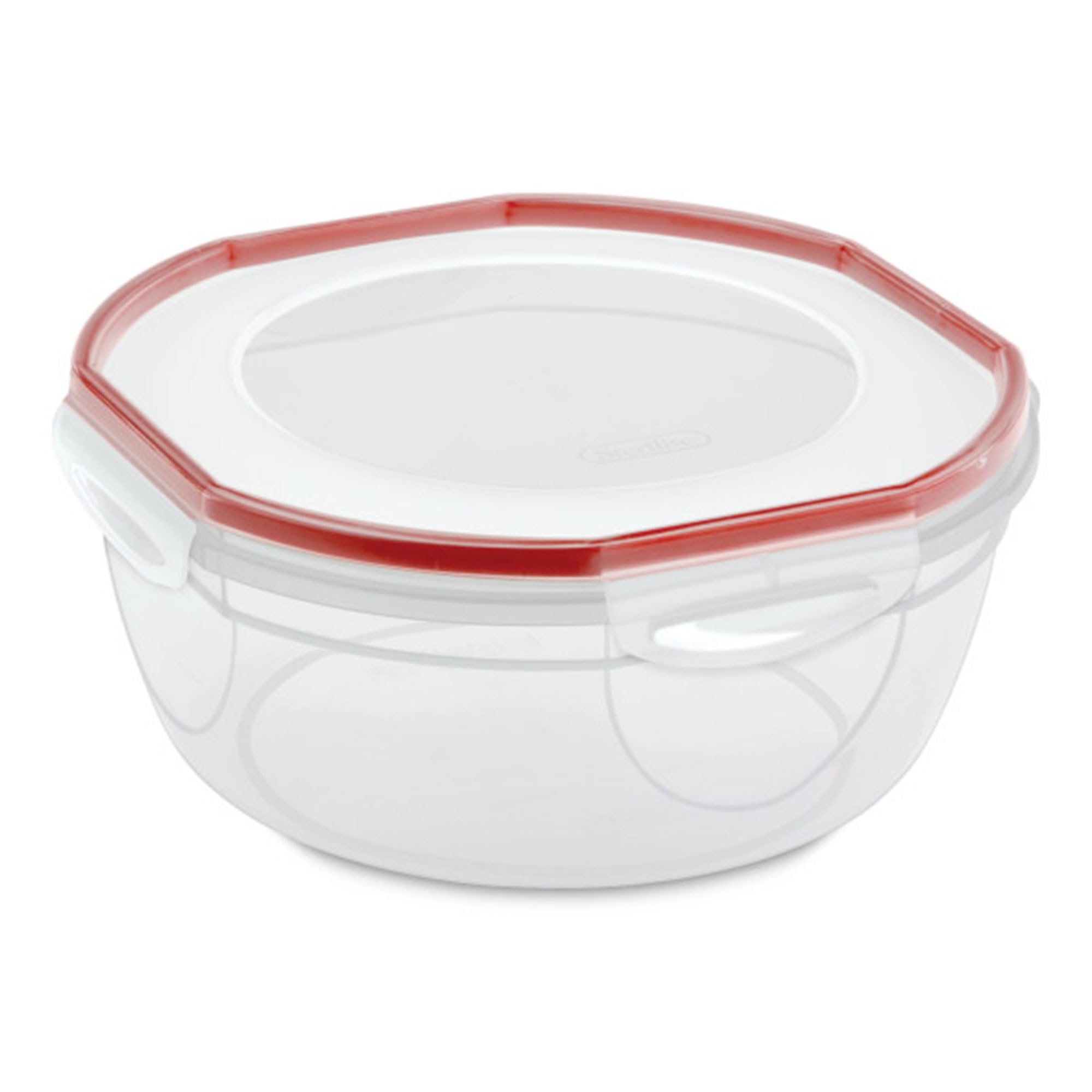 sterilite-ultra-seal-4-7-qt-food-storage-bowl-with-airtight-lid-4-pack-bpa-free image 2