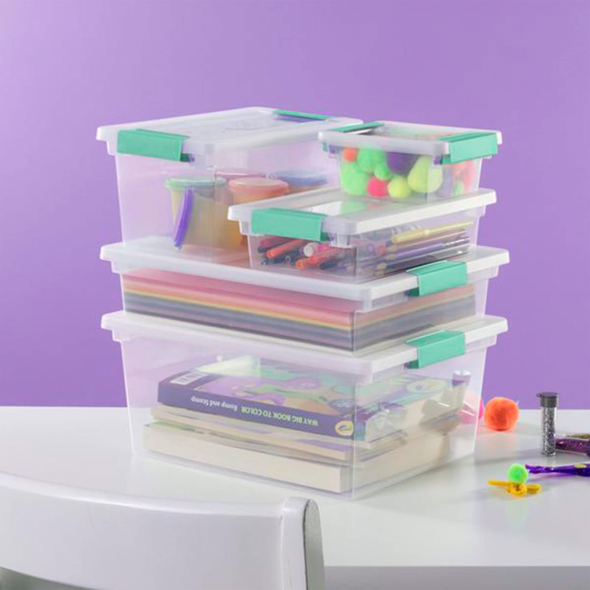 sterilite-medium-clip-storage-box-container-with-latching-lid-24-pack-for-home-o image 7