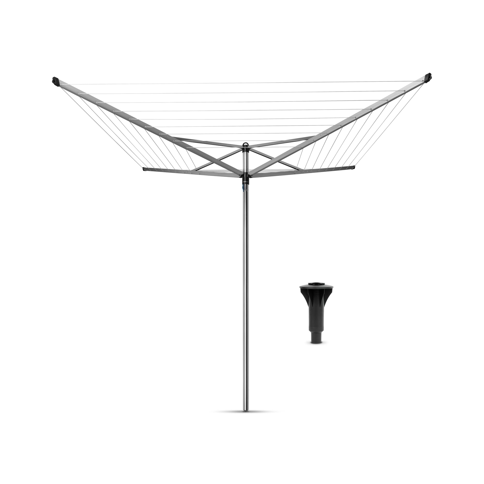brabantia-topspinner-4-arm-rotary-clothesline-with-ground-spike-164-ft-drying-sp image 8