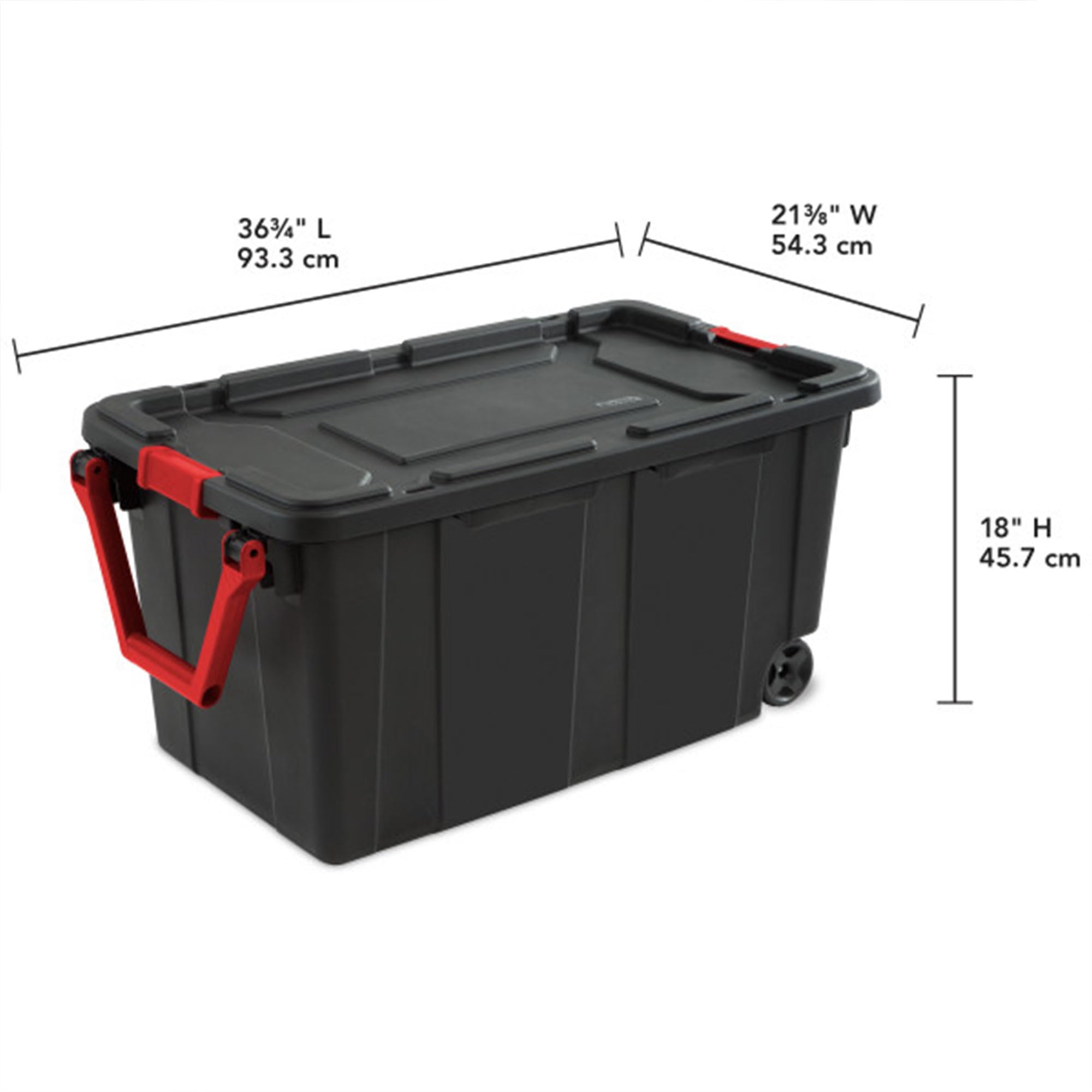 sterilite-industrial-tote-heavy-duty-storage-bins-with-lids-and-wheels-40-gallon image 2