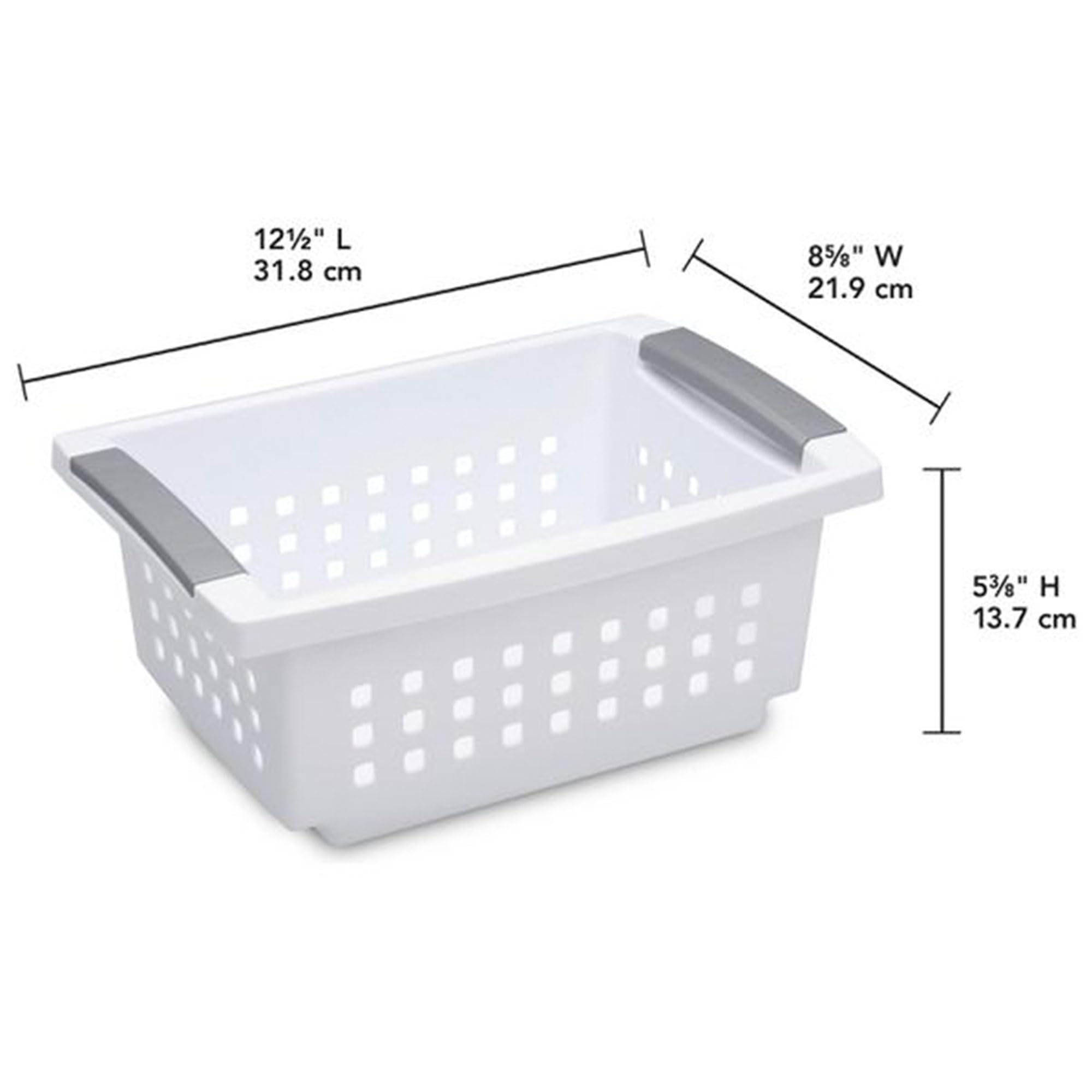 sterilite-small-stacking-basket-8-pack-with-comfort-grip-handles-and-flip-down-r image 2