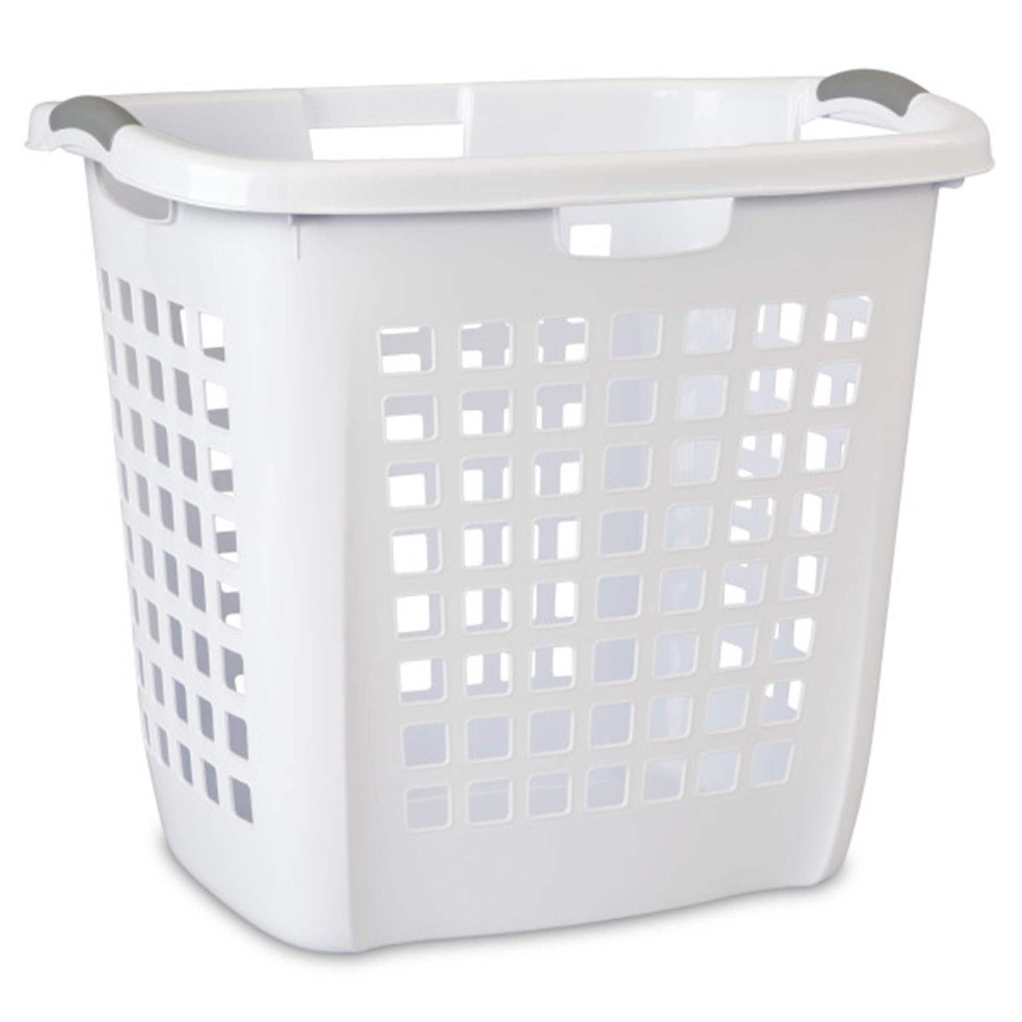 sterilite-ultra-easy-carry-laundry-hamper-with-comfort-handles-white-4-pack image 1