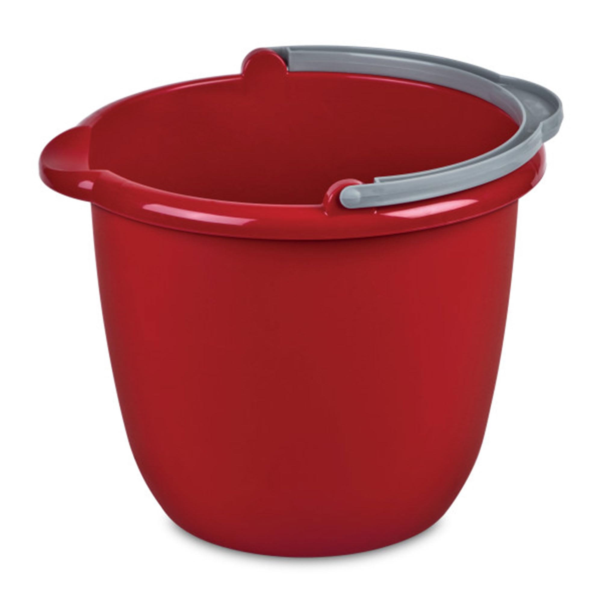 sterilite-10-qt-spout-pail-with-handle-12-pack-household-cleaning-bucket-car-was image 7