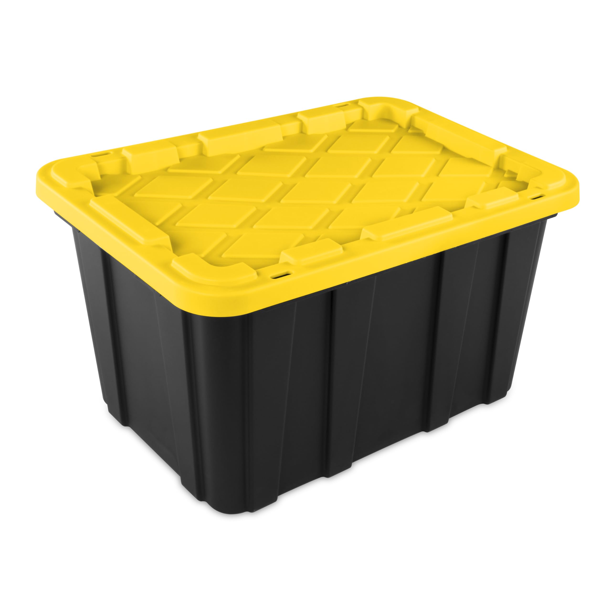 sterilite-6-pack-industrial-storage-tote-with-lids-27-gallon-heavy-duty-clear image 4