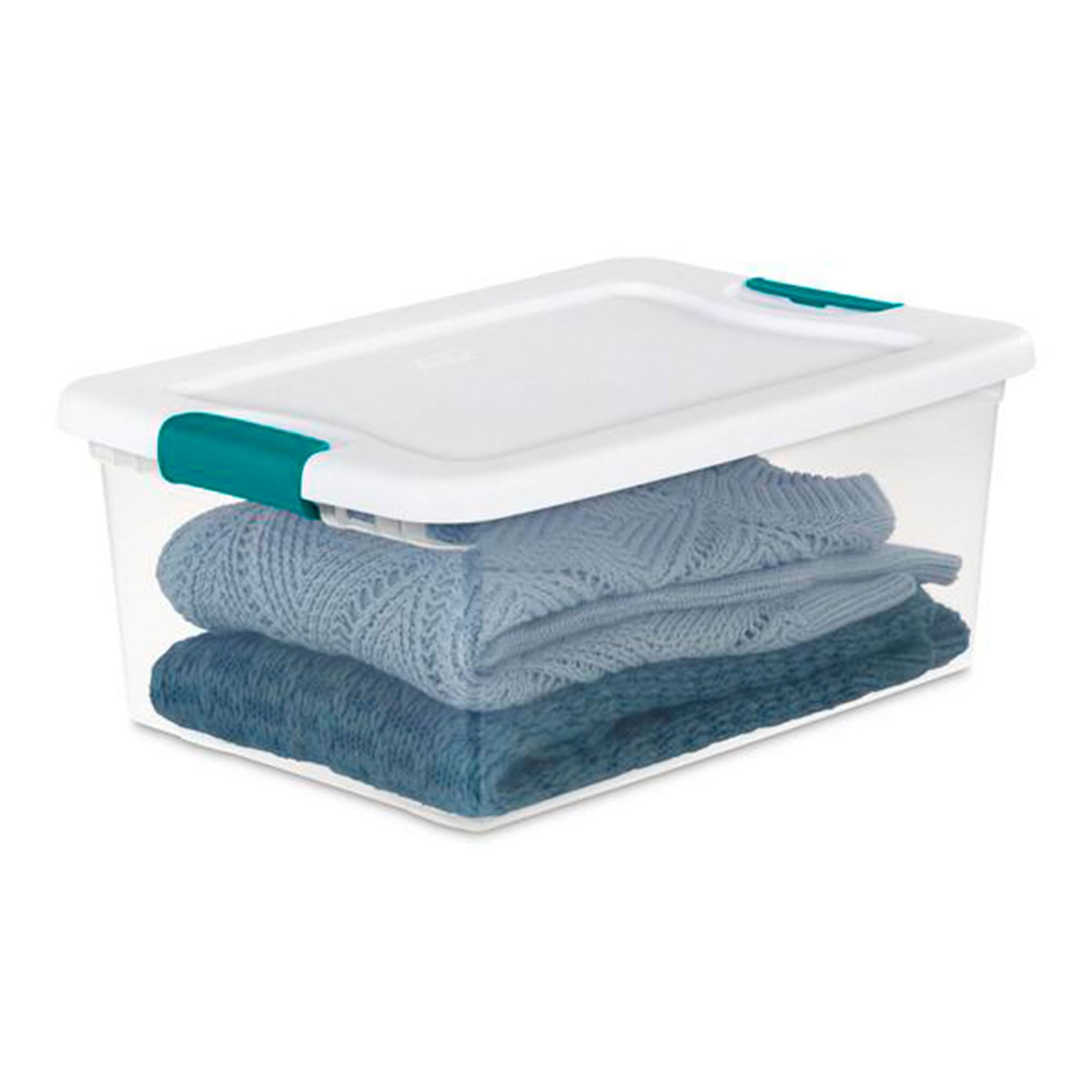 sterilite-32-quart-15-quart-latch-lid-storage-container-tote-set-6-large-12-smal image 8