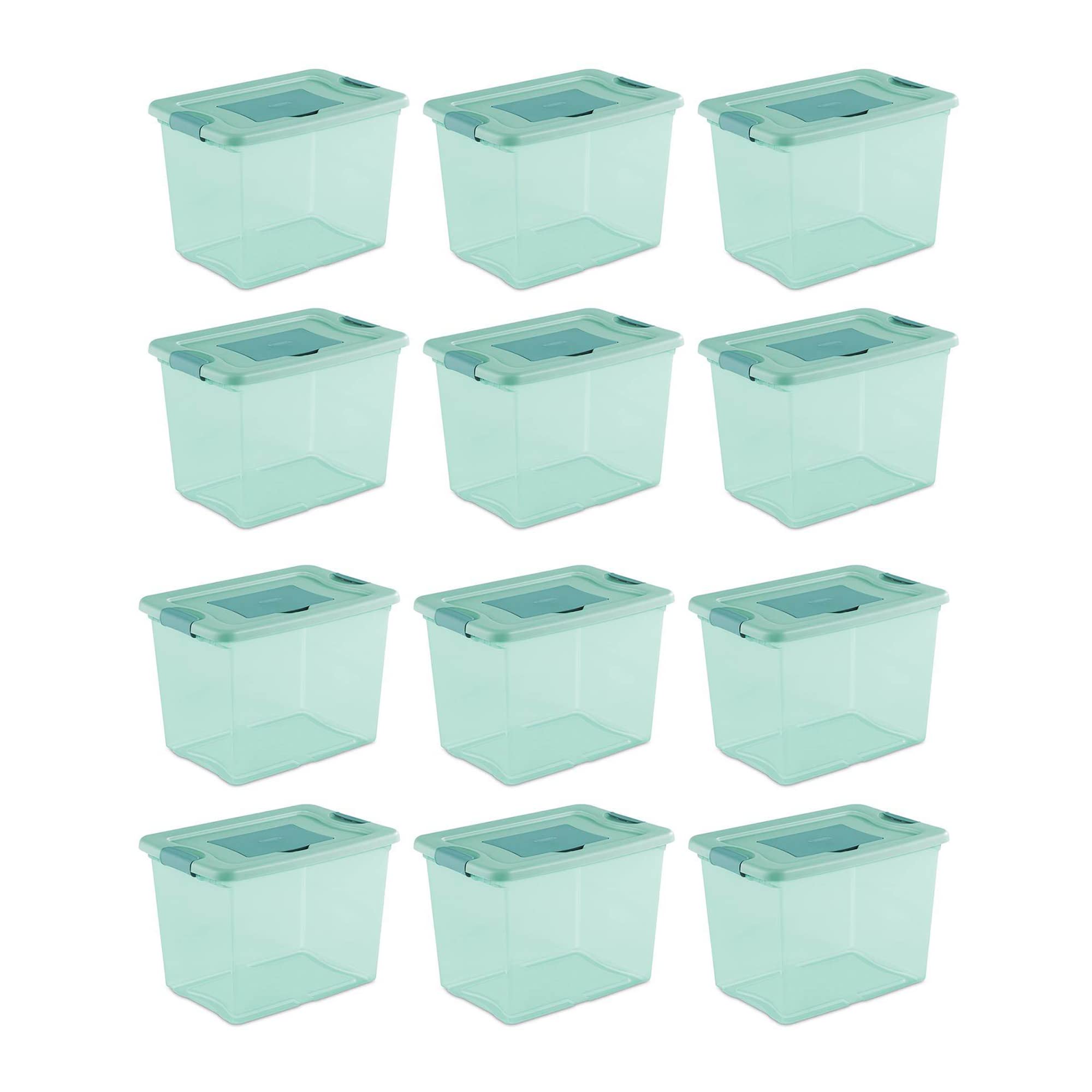 sterilite-25-qt-fresh-scent-stackable-storage-box-12-pack-with-odor-reducing-ven image 1