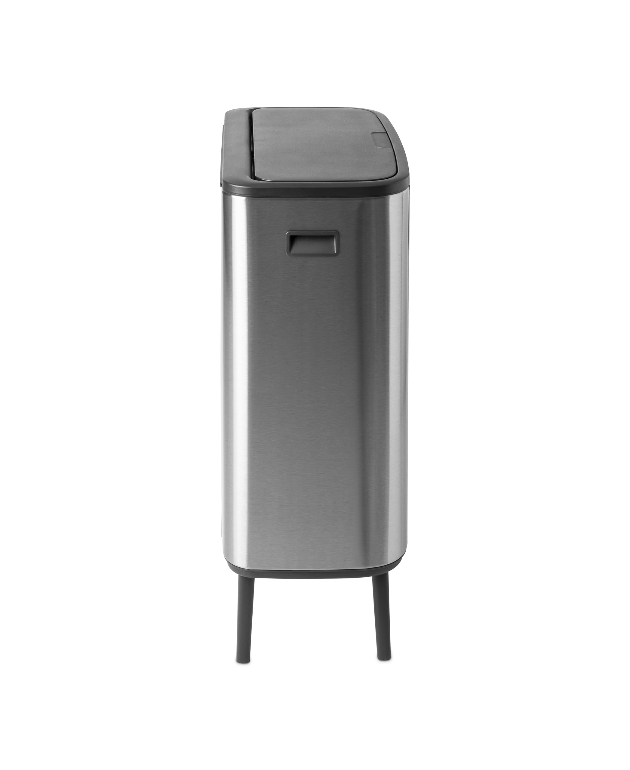 brabantia-bo-hi-touch-top-16-gal-dual-compartment-kitchen-trash-can-with-raised- image 3