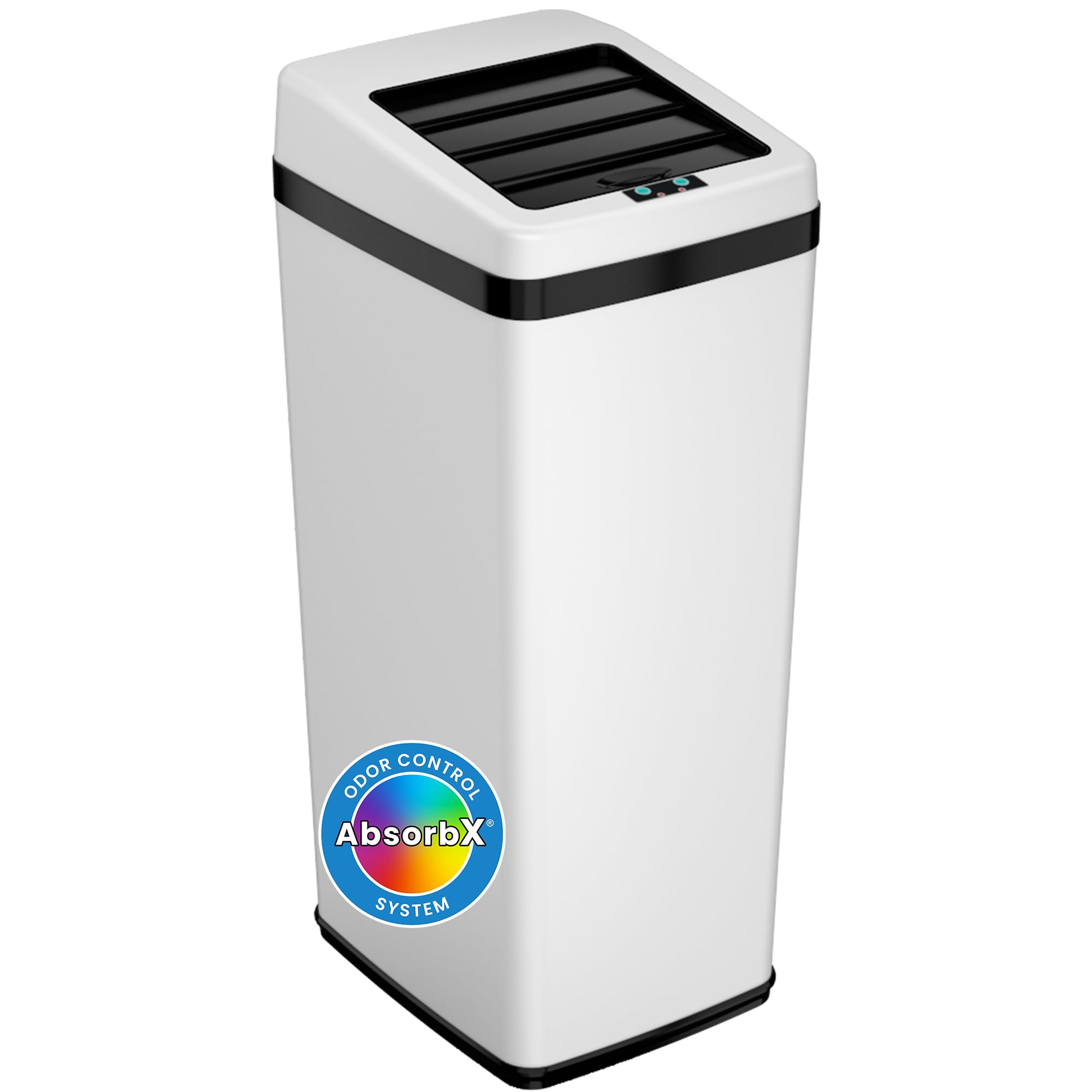 itouchless-13-2-gallon-step-trash-can-with-odor-control-stainless-steel-semi-rou image 7