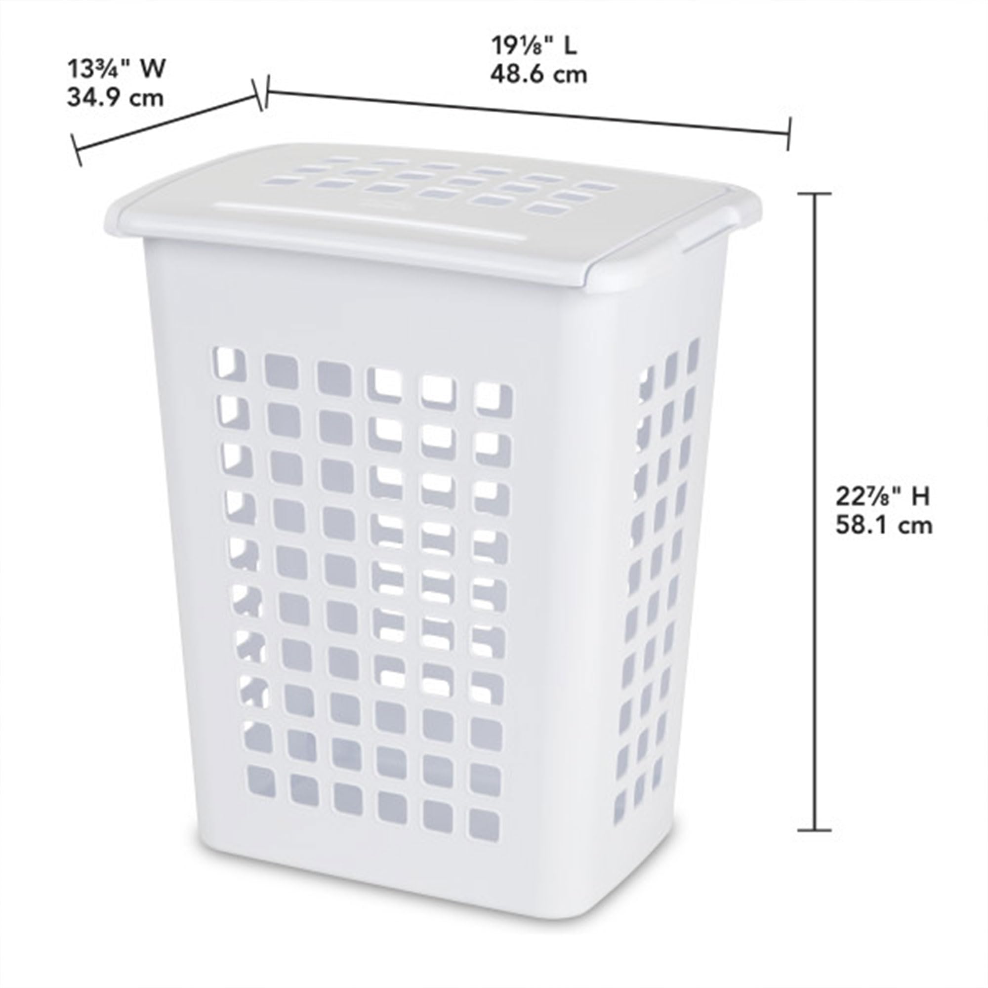sterilite-4-pack-lifttop-laundry-hamper-tall-rectangular-plastic-basket-with-lid image 3