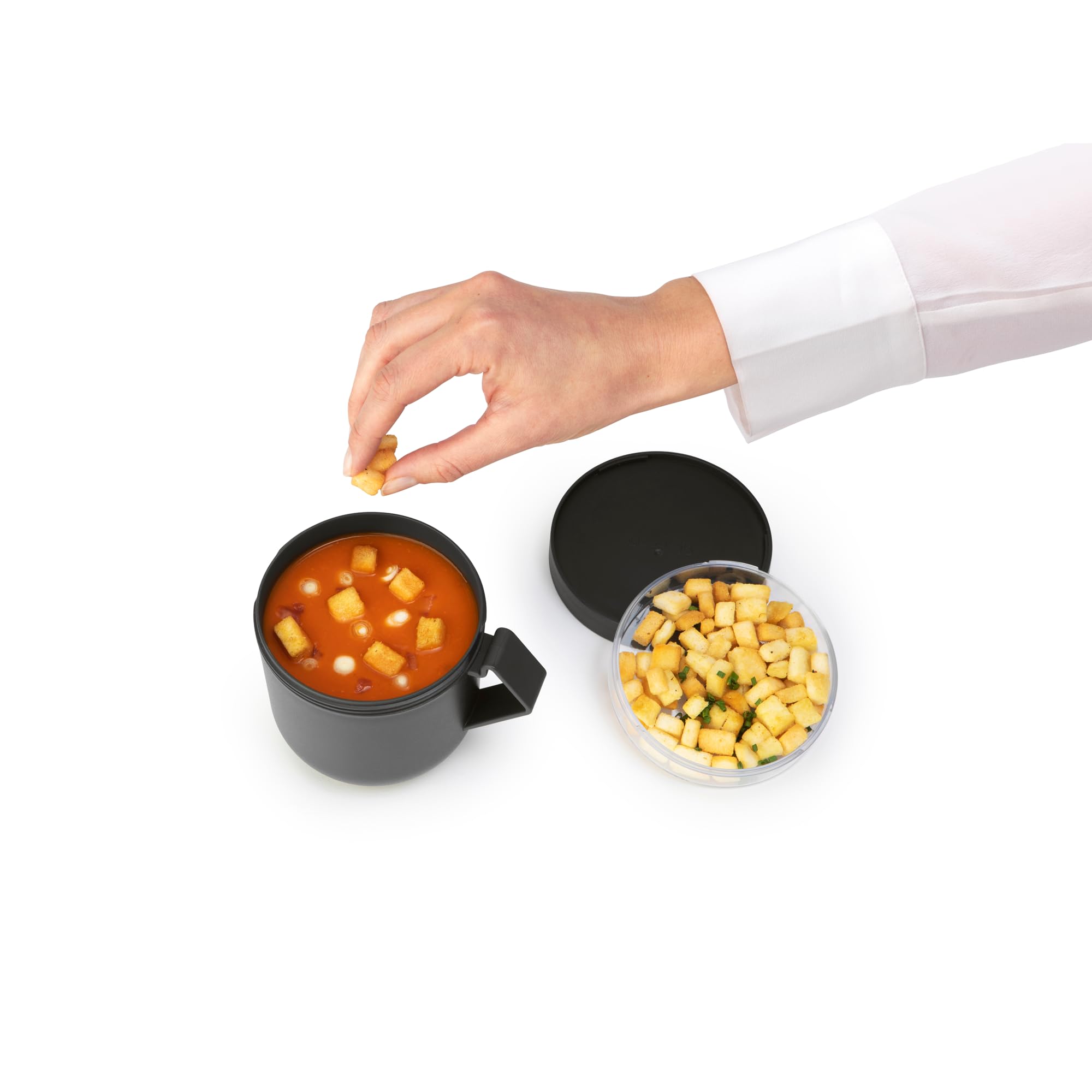brabantia-make-take-soup-mug-with-handle-and-toppings-compartment-20-fl-oz-dark- image 3