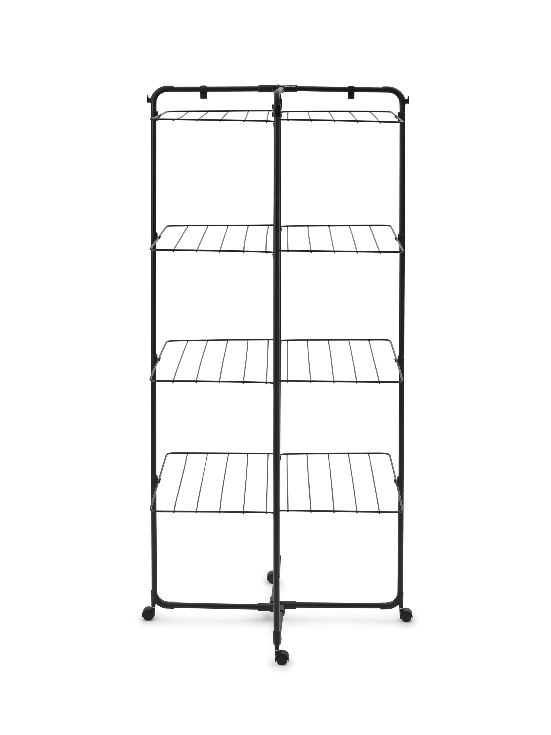 brabantia-hangon-tower-clothes-drying-rack-with-wheels-tall-3-tier-98ft-30m-dryi image 2
