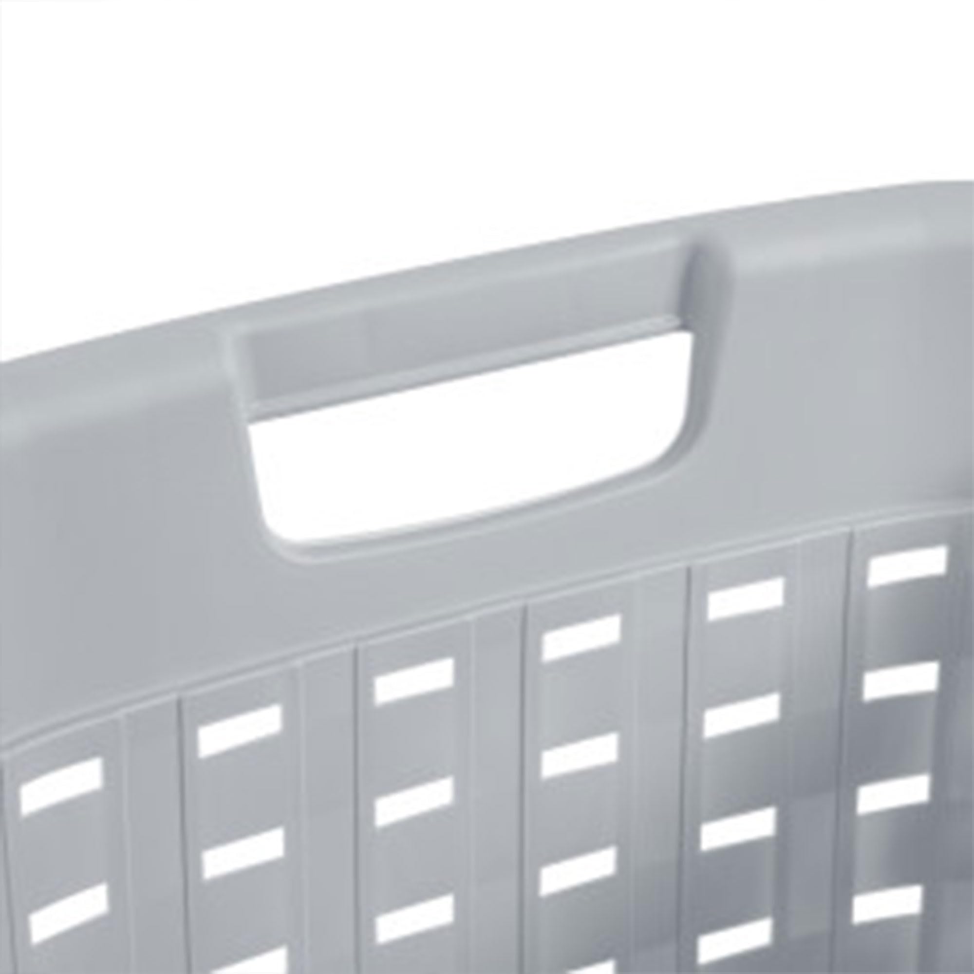 sterilite-6-pack-weave-laundry-basket-rectangle-plastic-clothes-hamper-with-hand image 8