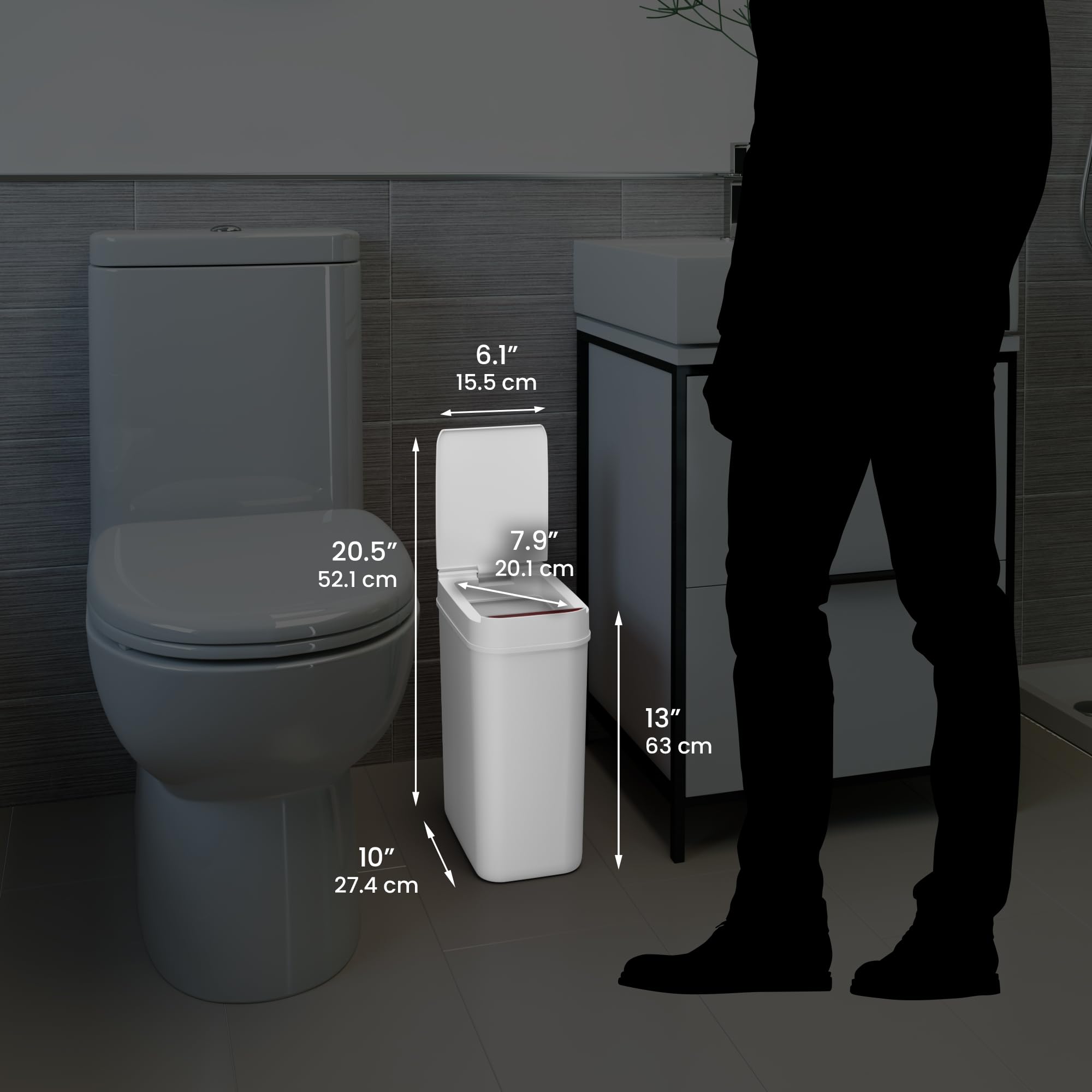 itouchless-3-gallon-sensor-bathroom-trash-can-with-odor-filter image 6