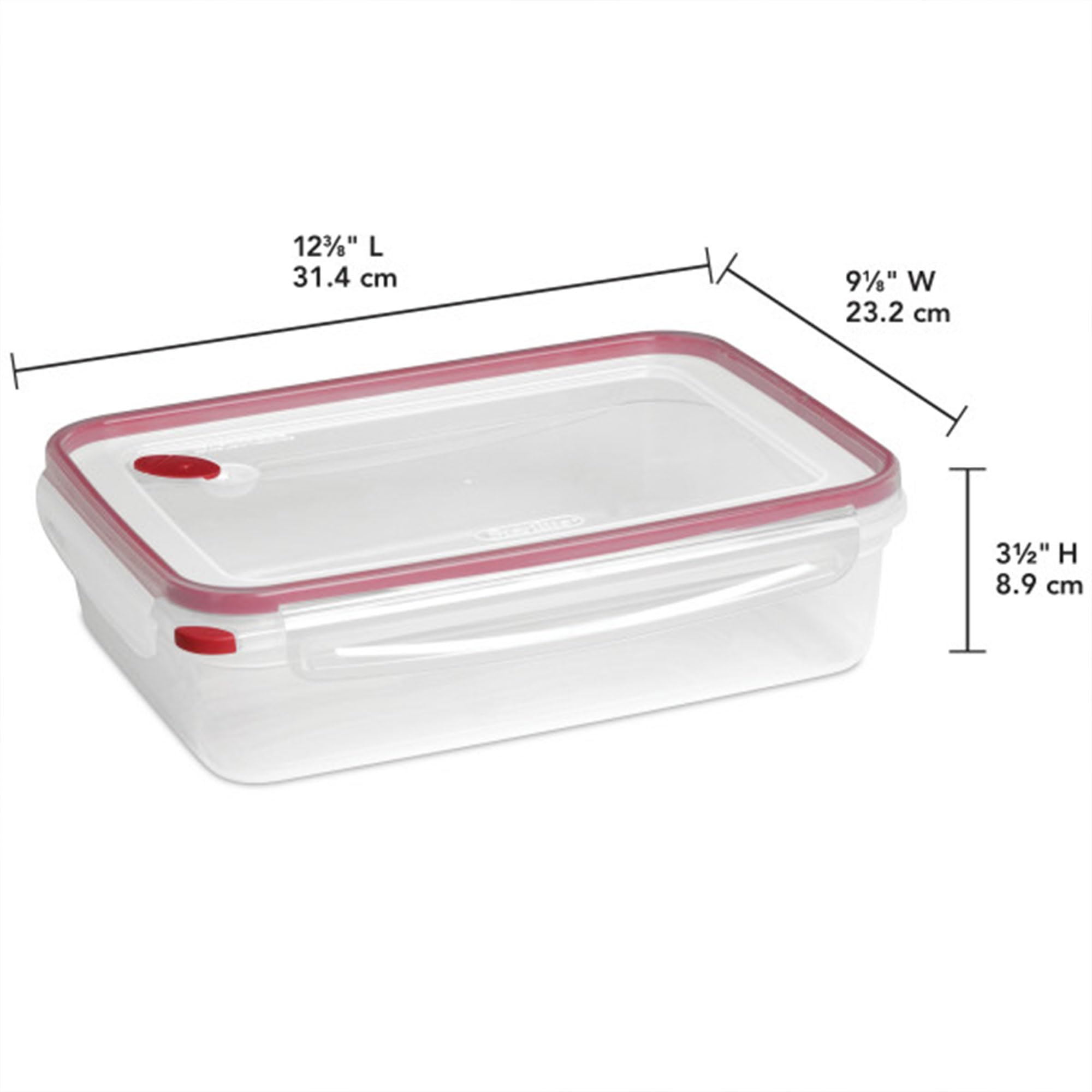 sterilite-ultra-seal-airtight-snapware-food-storage-container-with-lids-16-cup-4 image 3