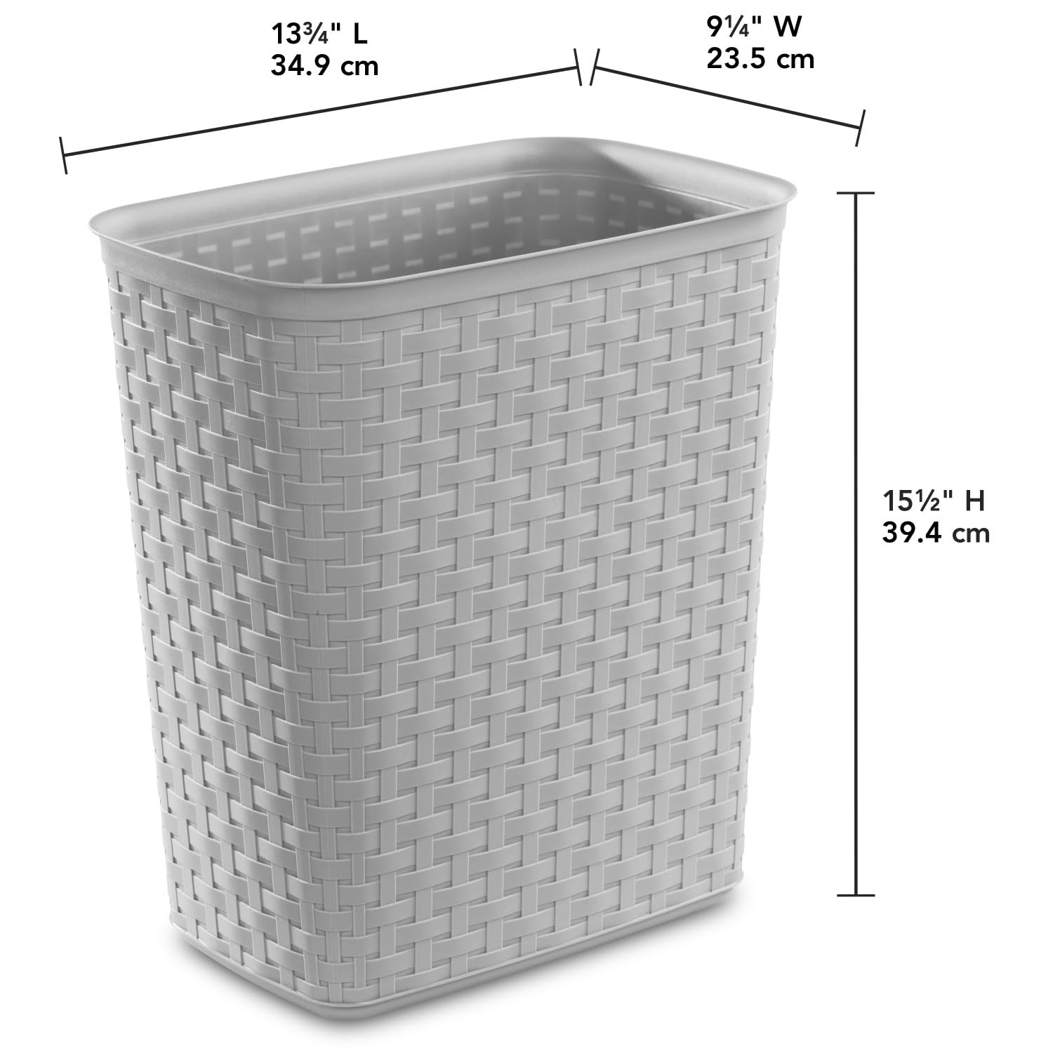 sterilite-5-8-gallon-weave-wastebasket-decorative-medium-trash-can-for-bathroom- image 2