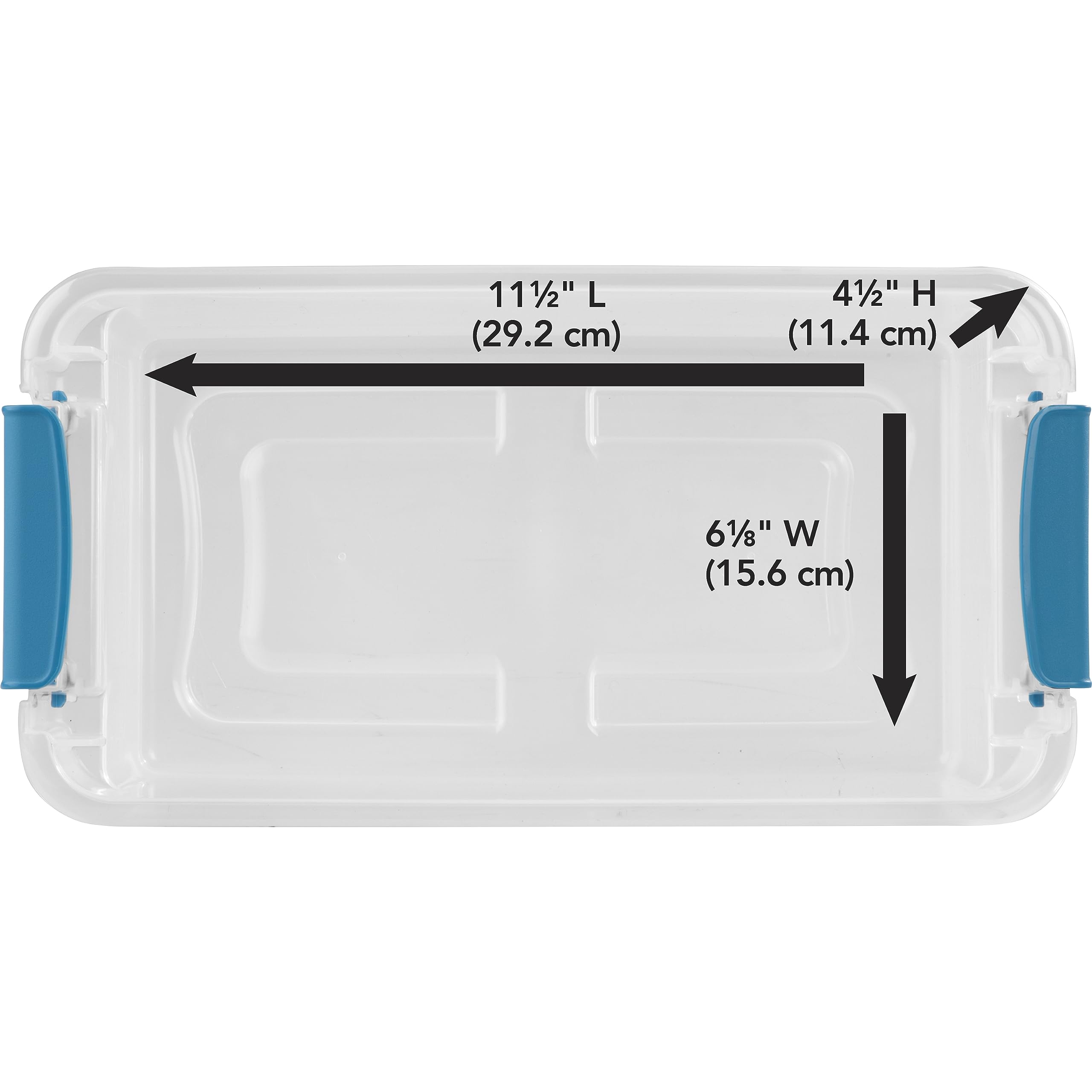 sterilite-12-pack-6-qt-latching-storage-box-clear-with-white-lid-stackable-shoe- image 6