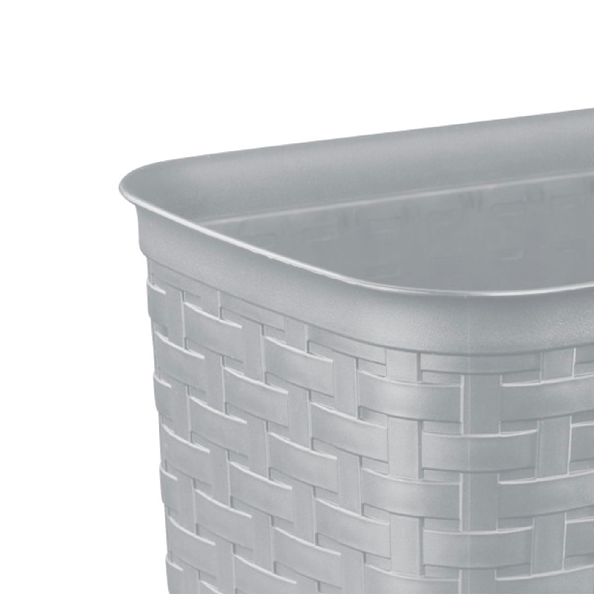 sterilite-3-4-gallon-weave-wastebasket-small-decorative-trash-can-for-bathroom-b image 7