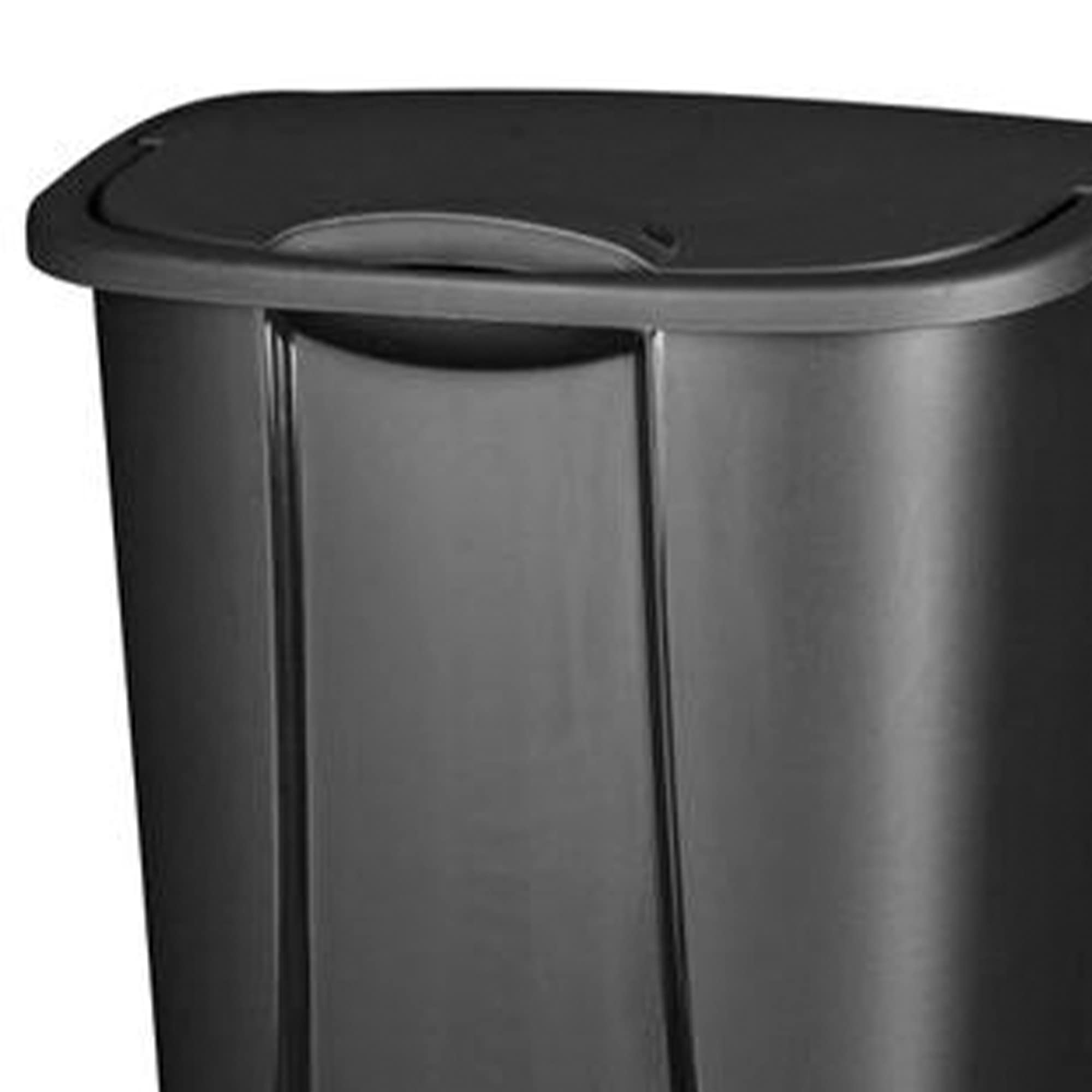 sterilite-11-gallon-swingtop-wastebasket-12-pack-heavy-duty-plastic-trash-can-wi image 3