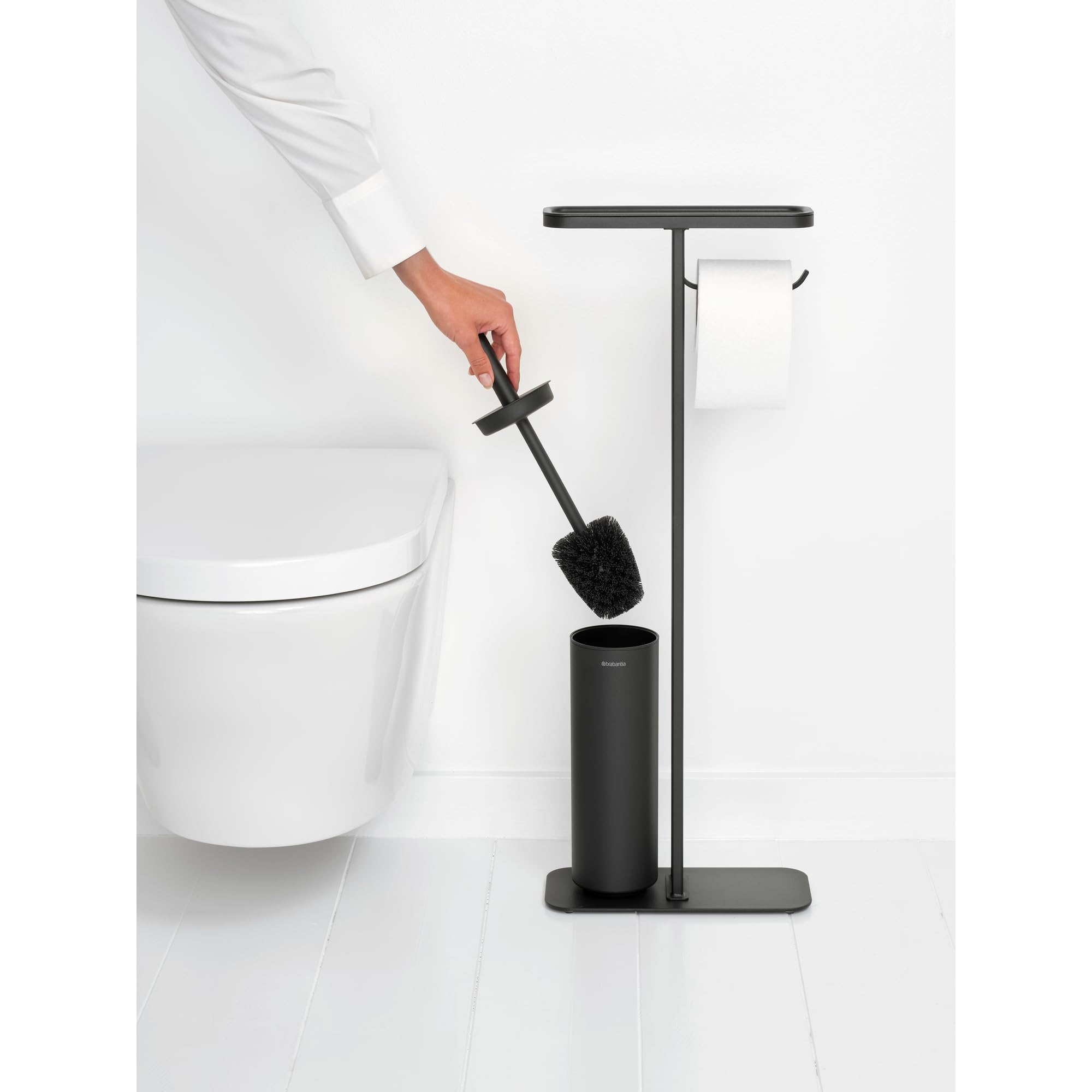 brabantia-mindset-toilet-butler-freestanding-all-in-one-bathroom-accessory-set-m image 5
