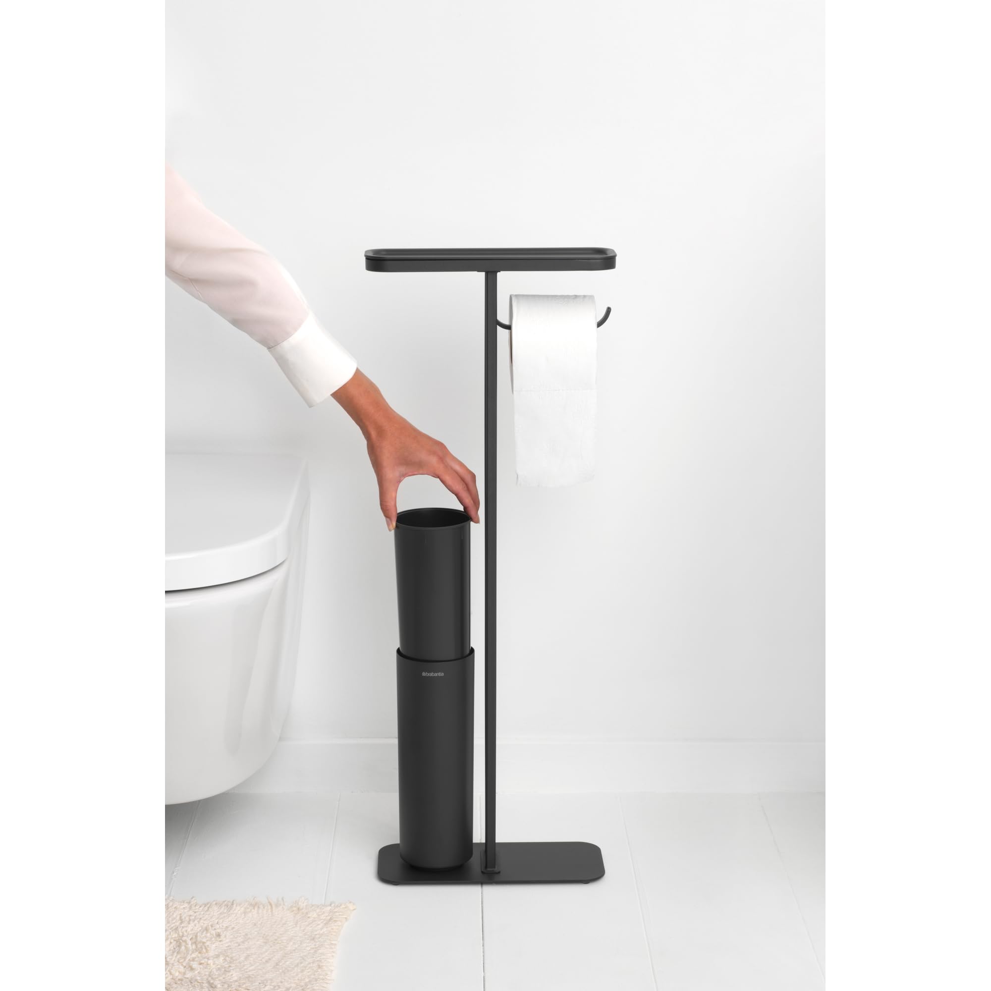 brabantia-mindset-toilet-butler-freestanding-all-in-one-bathroom-accessory-set-m image 7