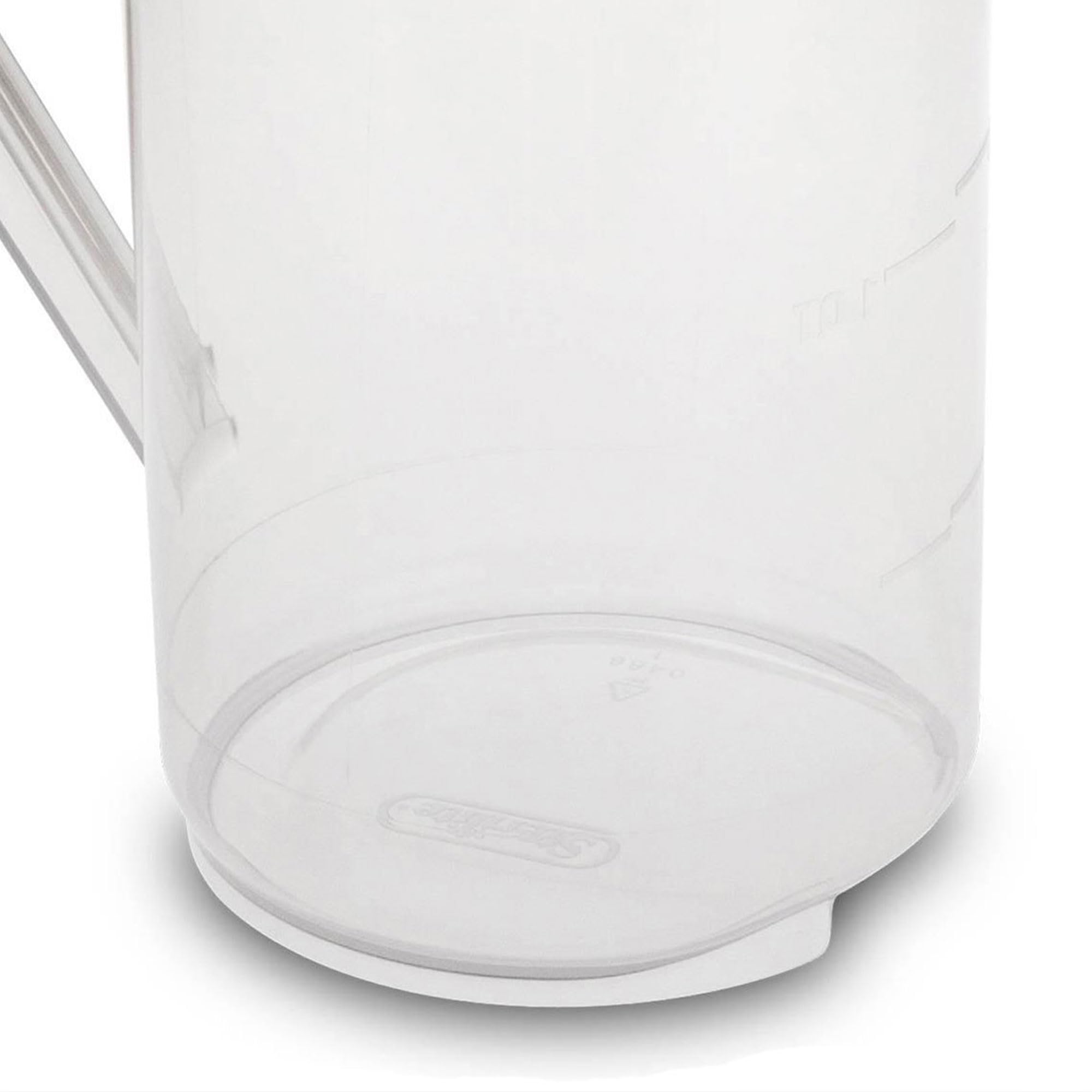 sterilite-2-quart-round-pitcher-clear-with-blue-lid-6-pack-bpa-free-plastic-dish image 4