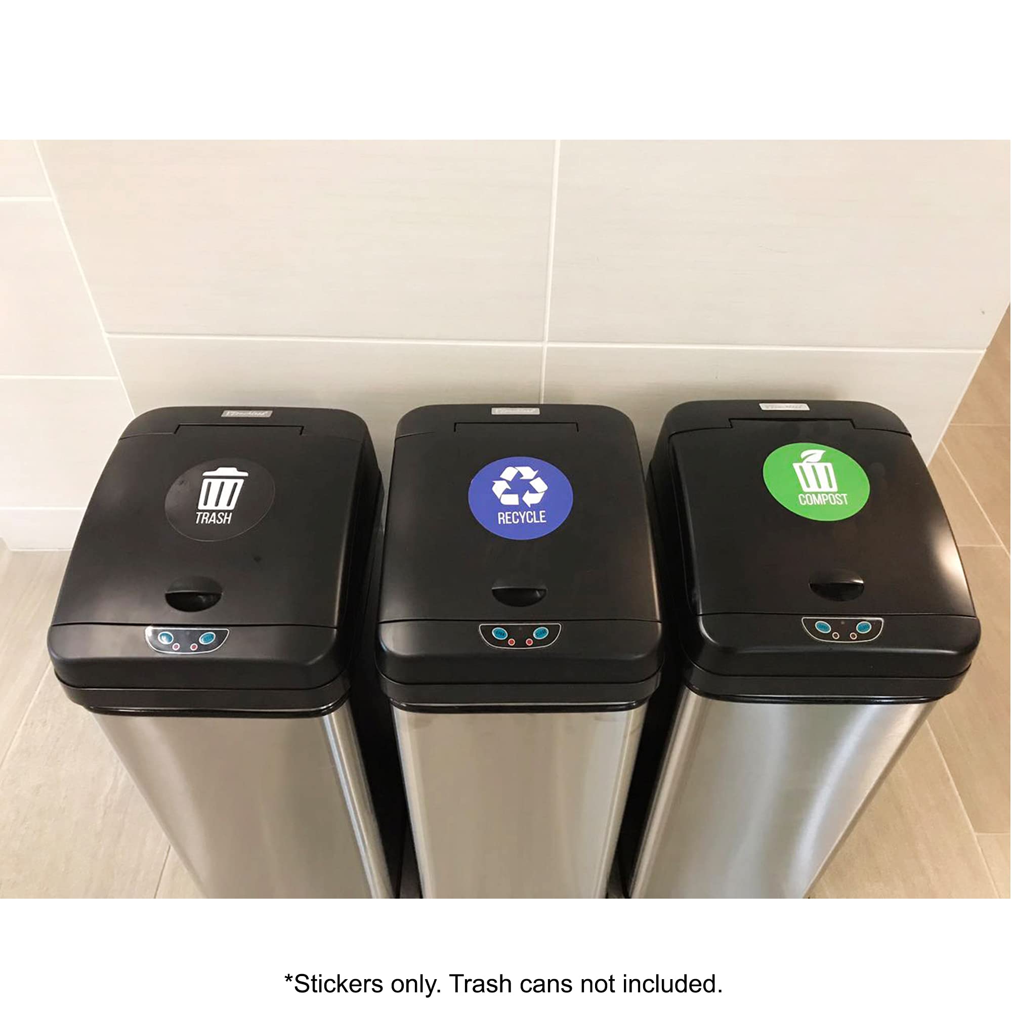 itouchless-premium-vinyl-trash-recycling-compost-decals-set-of-3-3-round-waterpr image 4