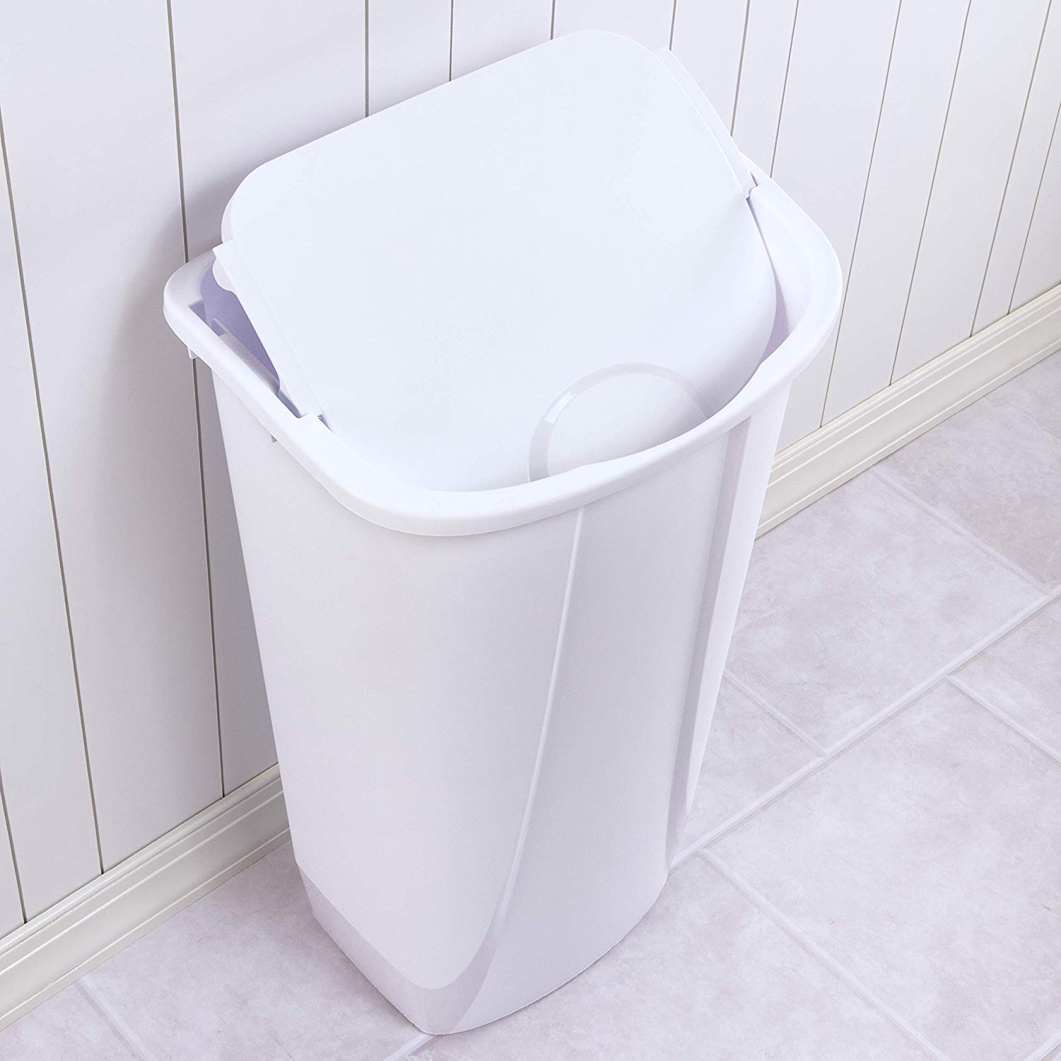 sterilite-11-gallon-42-liter-swingtop-wastebasket-white-6-pack image 4