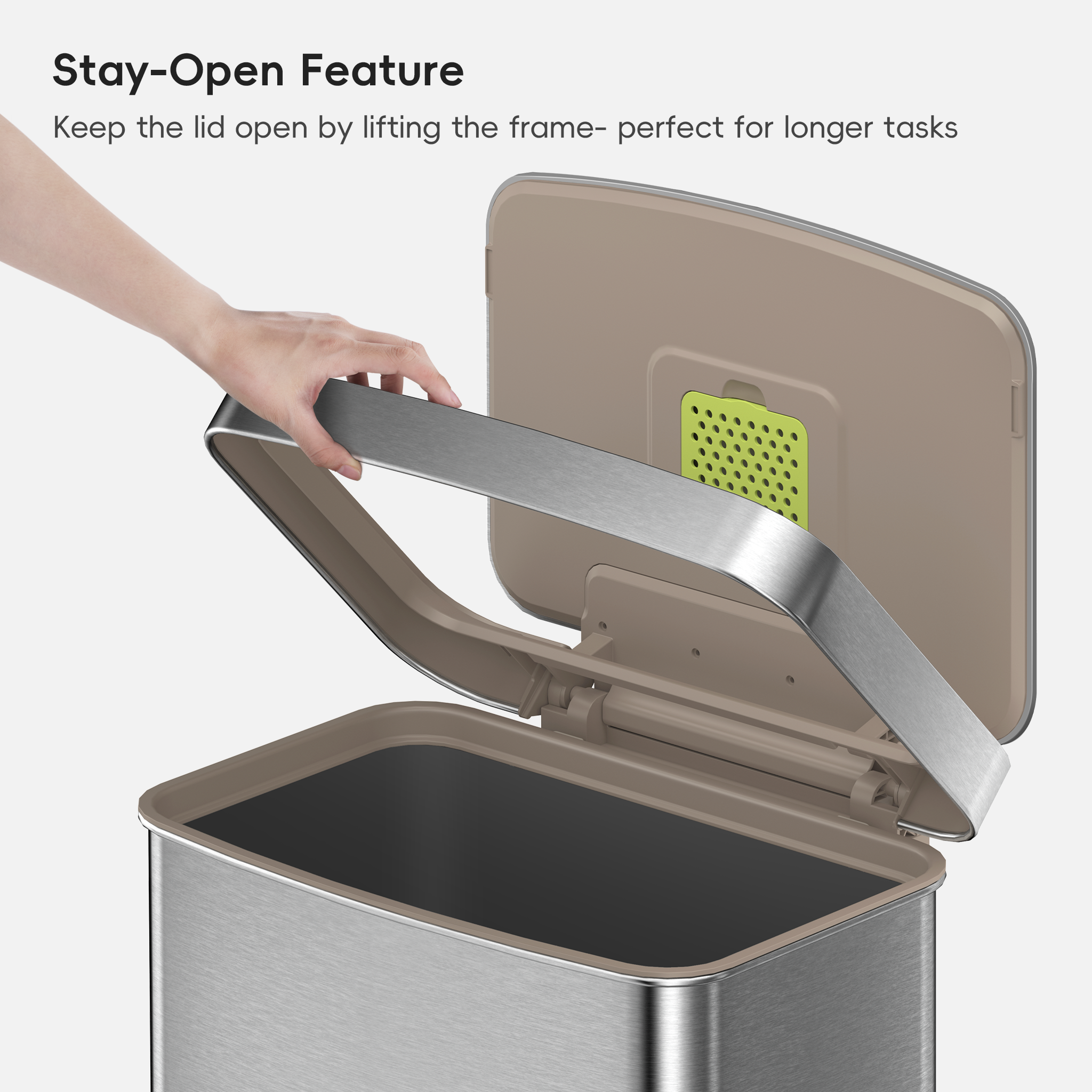 eko-hudson-75-liter-20-gallon-step-trash-can-with-bag-compartment-stainless-stee image 5