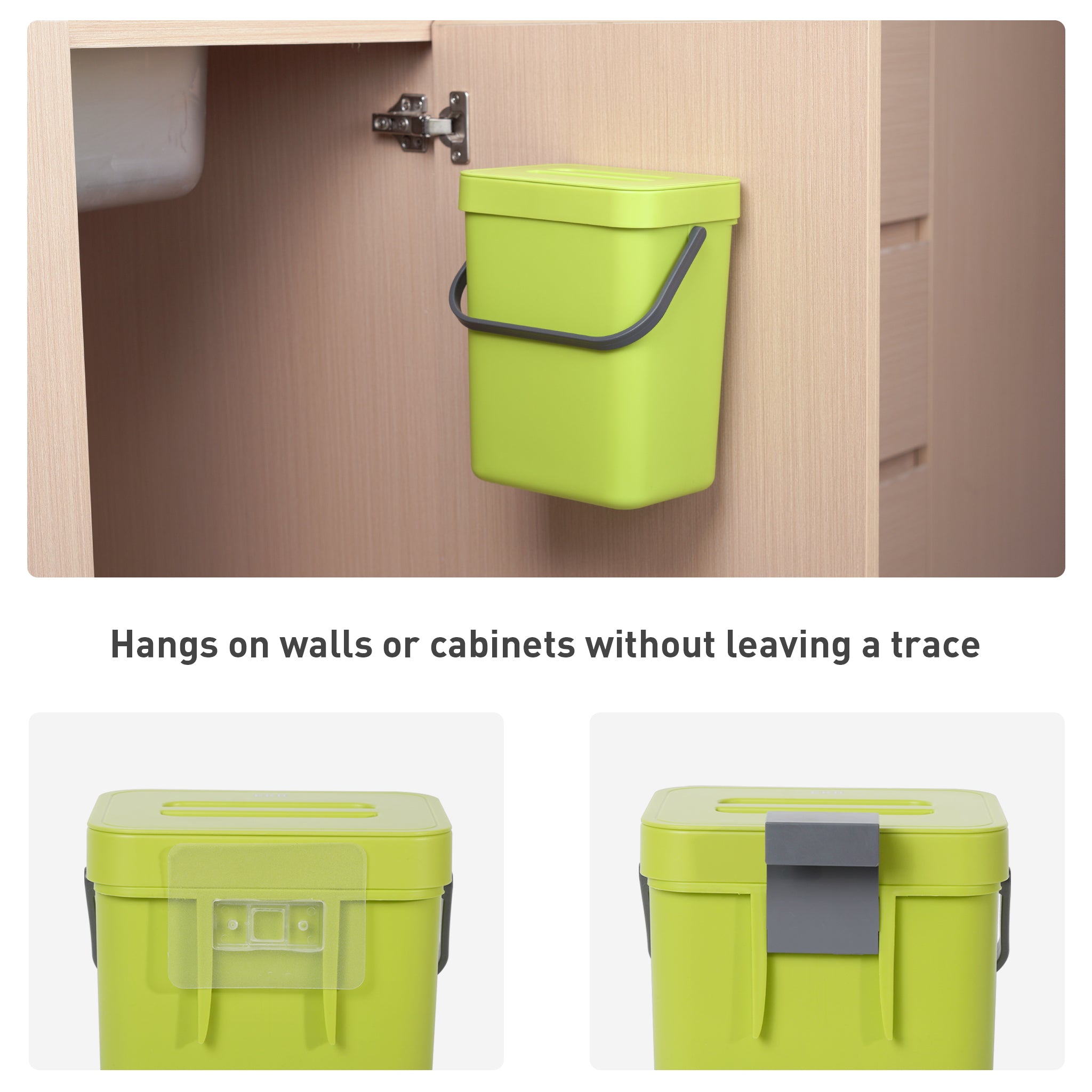 eko-puro-compost-bin-with-lid-lime-5l-1-32-gallon image 6