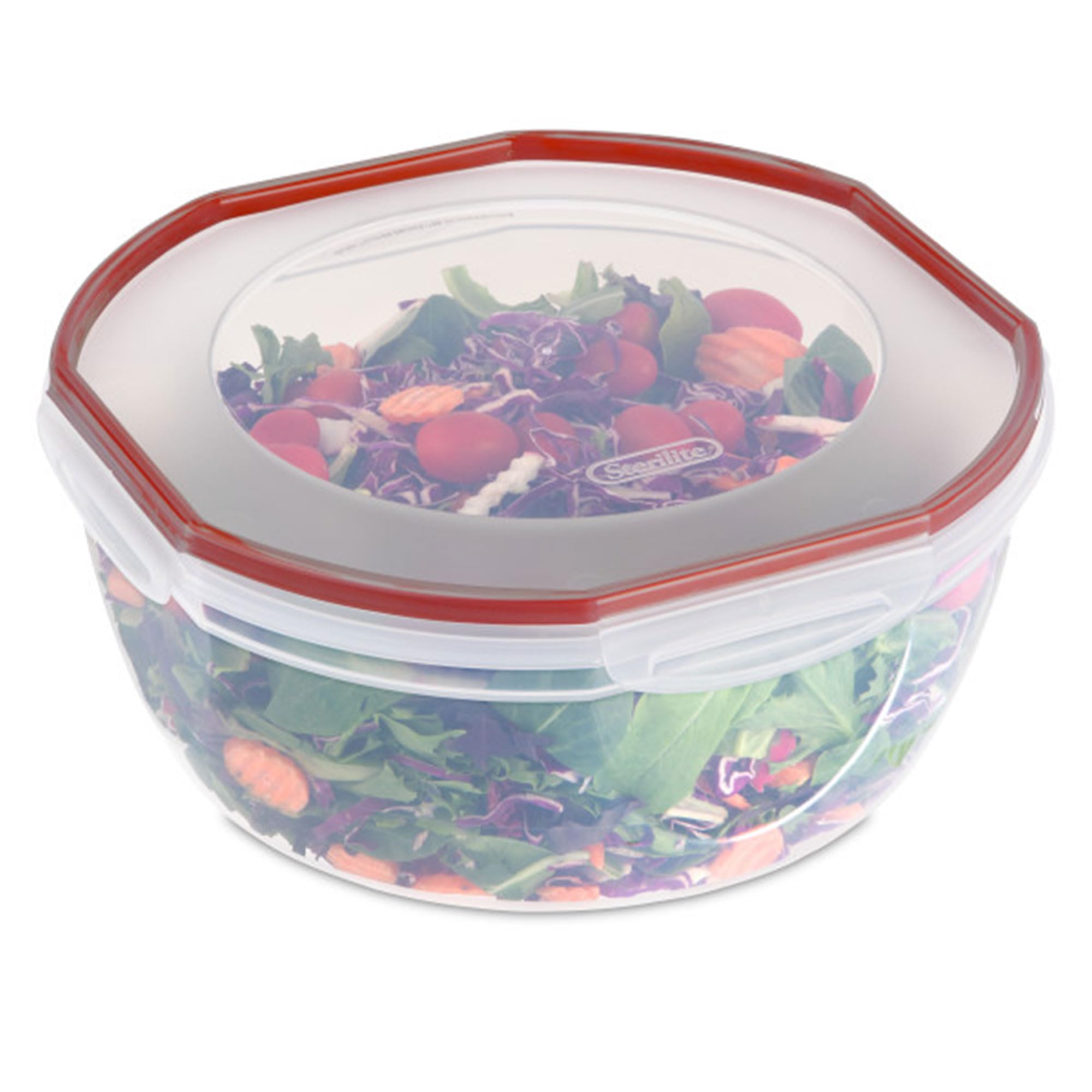 sterilite-ultra-seal-8-1-qt-bowl-large-airtight-food-storage-container-with-latc image 8