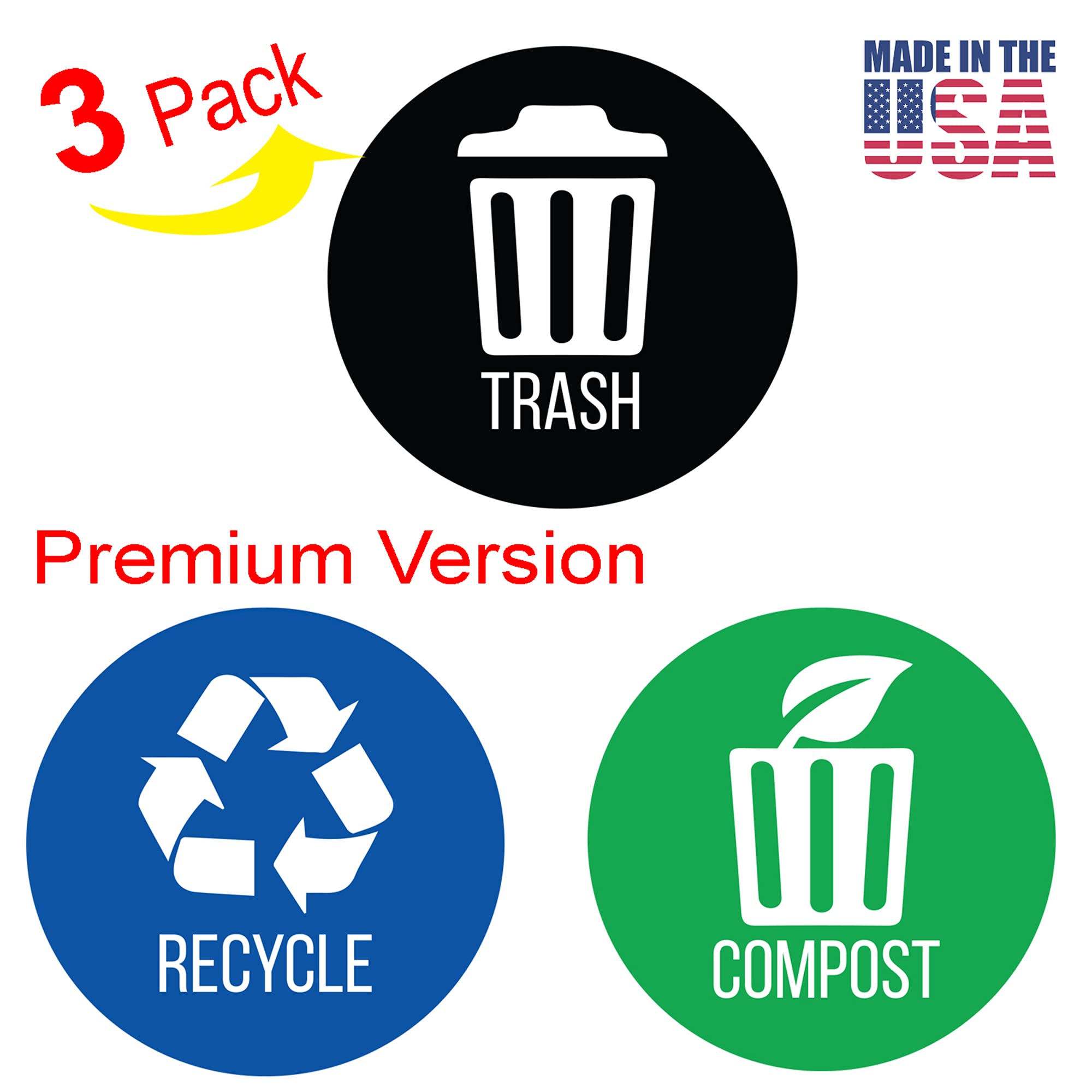 itouchless-premium-vinyl-trash-recycling-compost-decals-set-of-3-3-round-waterpr image 3