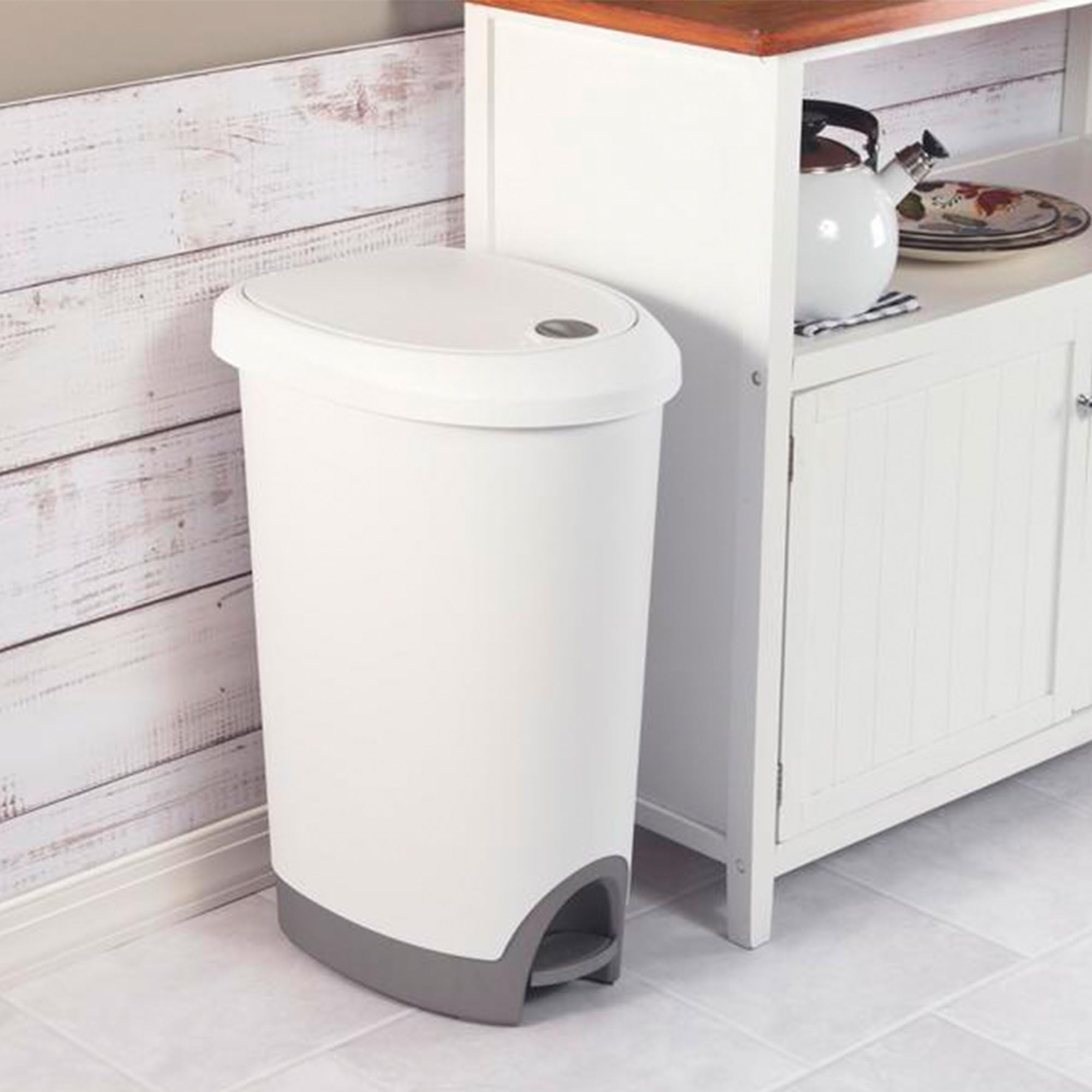 sterilite-12-6-gallon-locking-stepon-wastebasket-with-lid-2-pack-white image 4