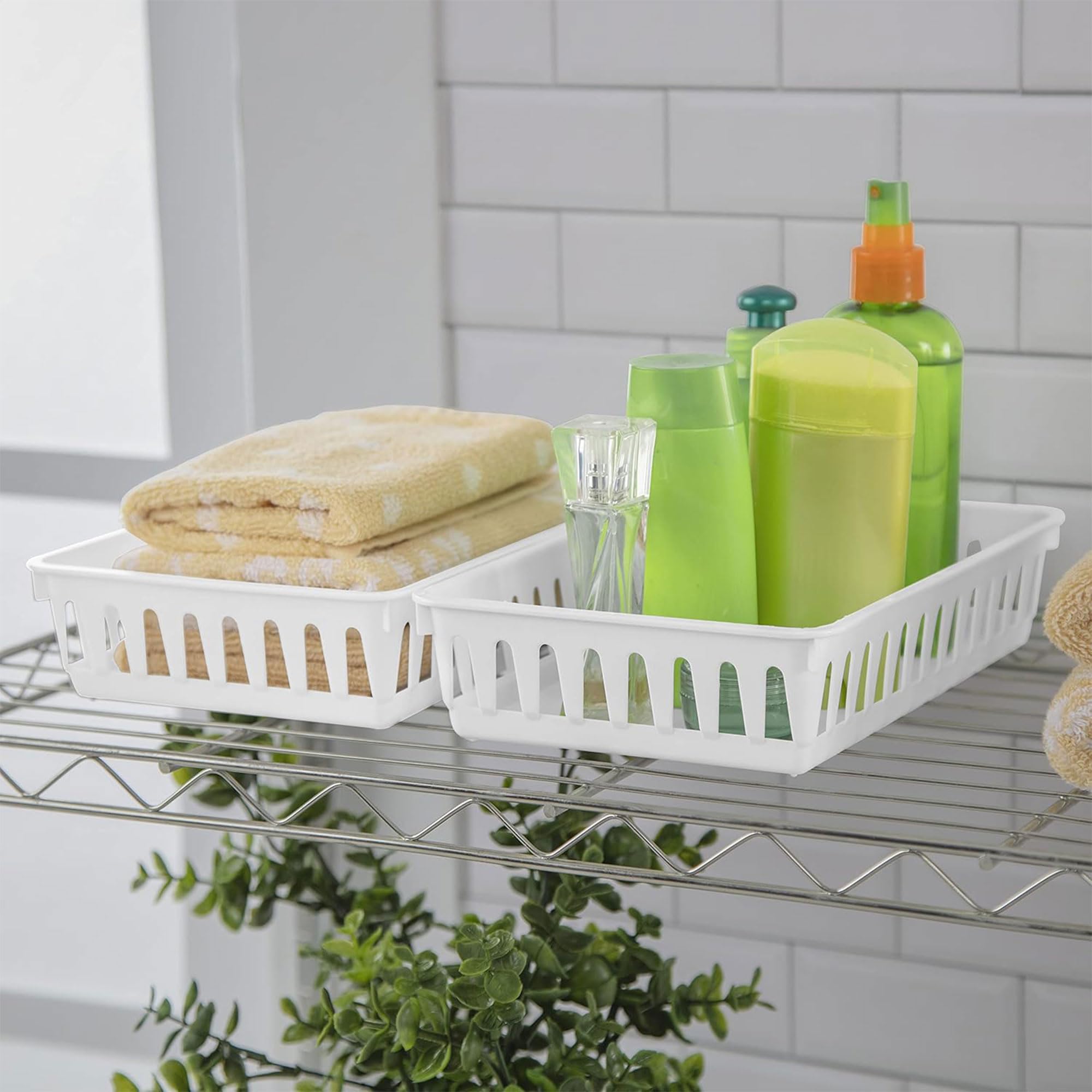 sterilite-storage-tray-24-pack-plastic-basket-organizer-for-drawers-shelves-bath image 5