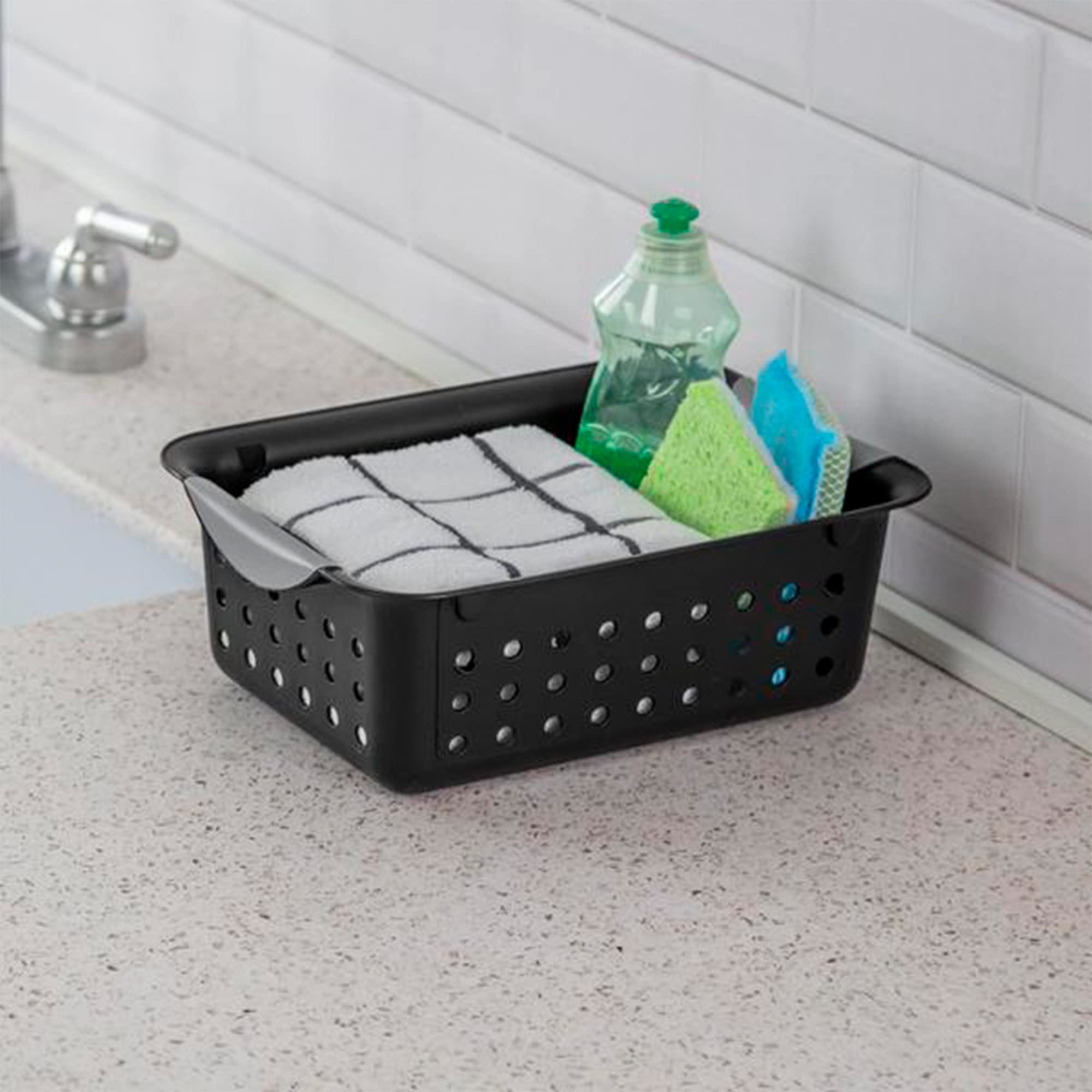 sterilite-small-ultra-basket-storage-bin-for-closets-cabinets-pantry-shelving-an image 5