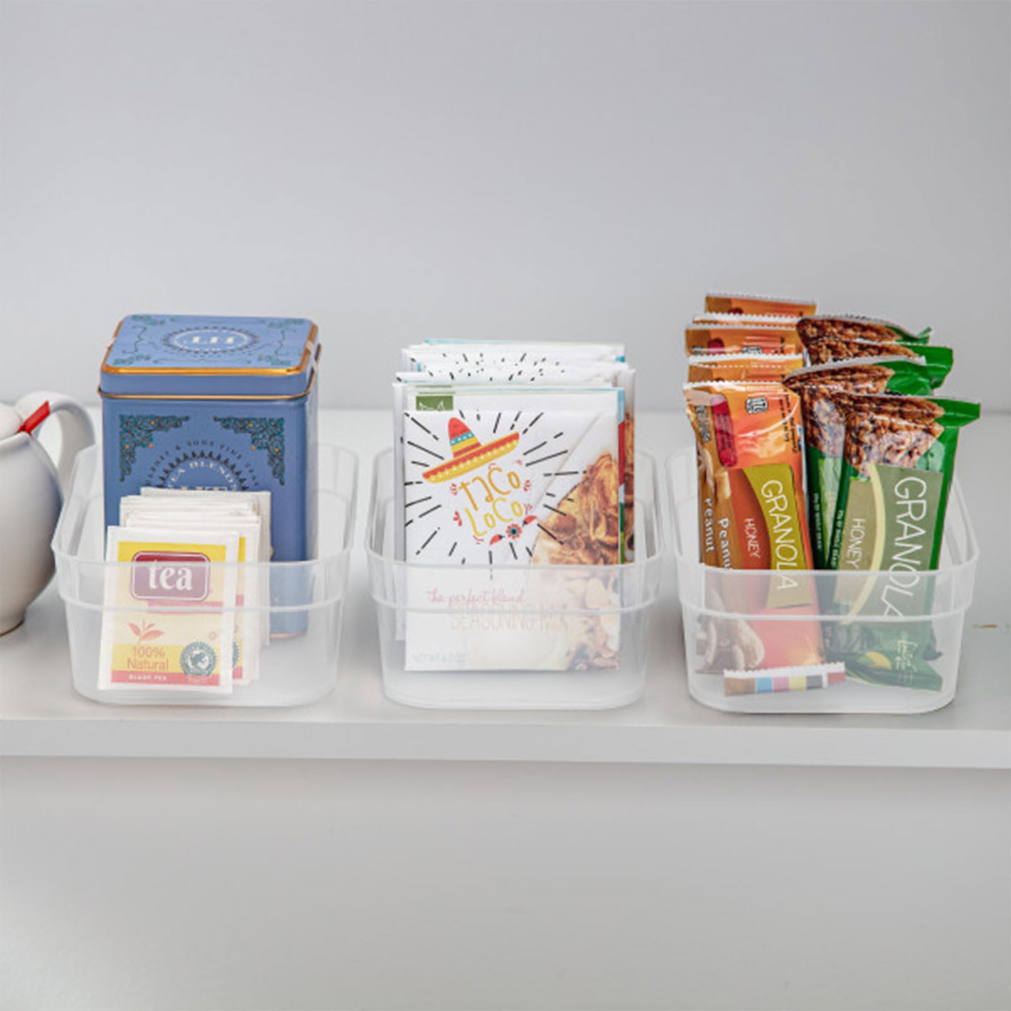 sterilite-medium-storage-tray-containers-with-sturdy-banded-rim-clear-24-pack image 8