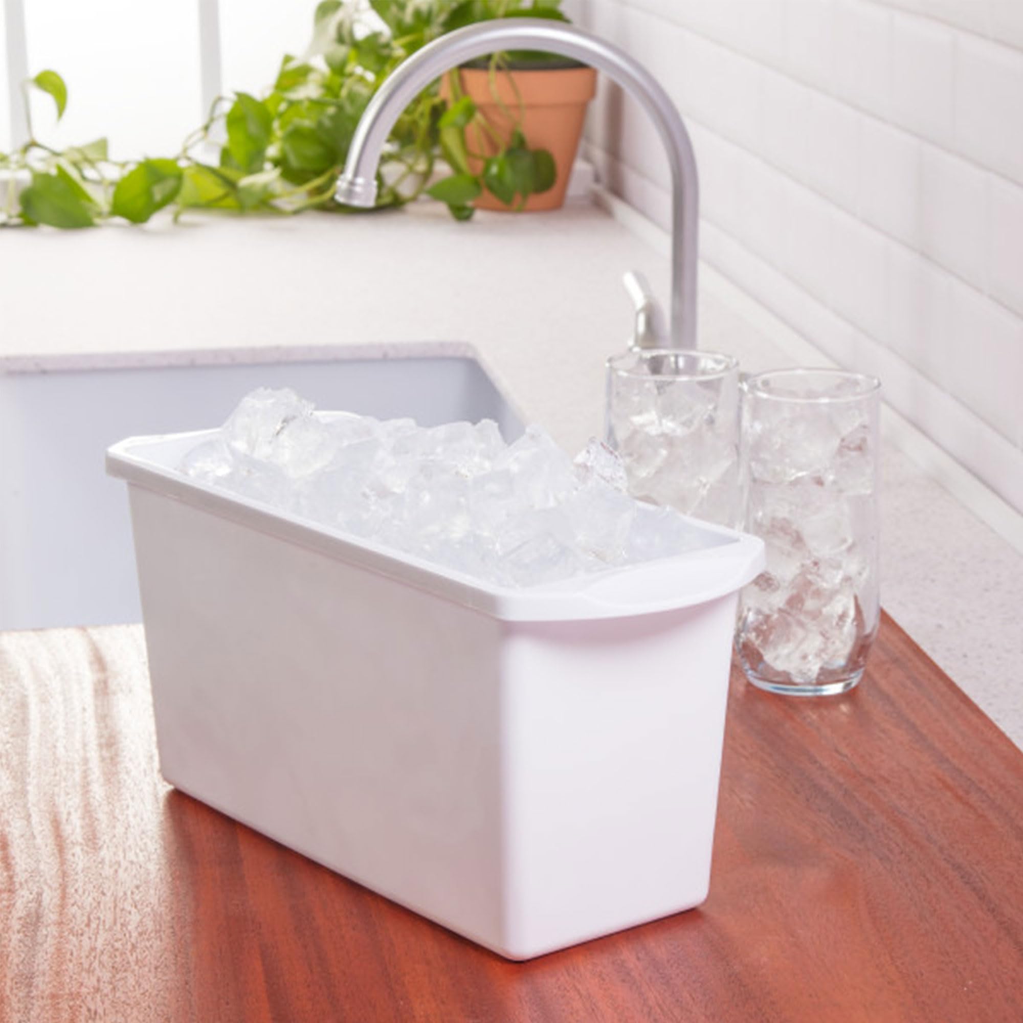 sterilite-ice-cube-bin-narrow-freezer-refrigerator-storage-dishwasher-safe-white image 4