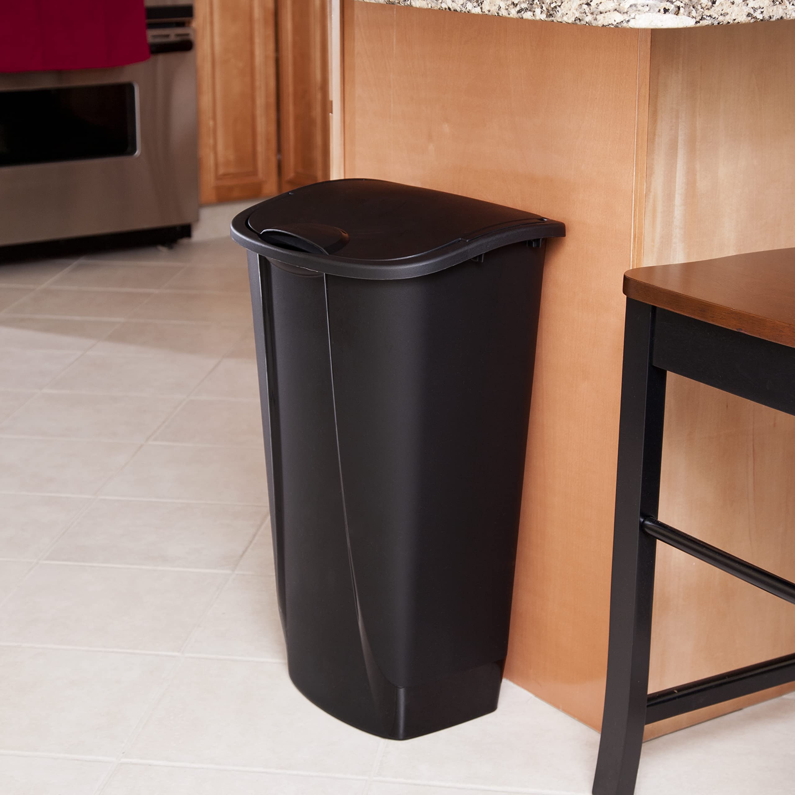 sterilite-11-gallon-swingtop-wastebasket-with-lid-black-6-pack-with-lids-6-lids- image 7
