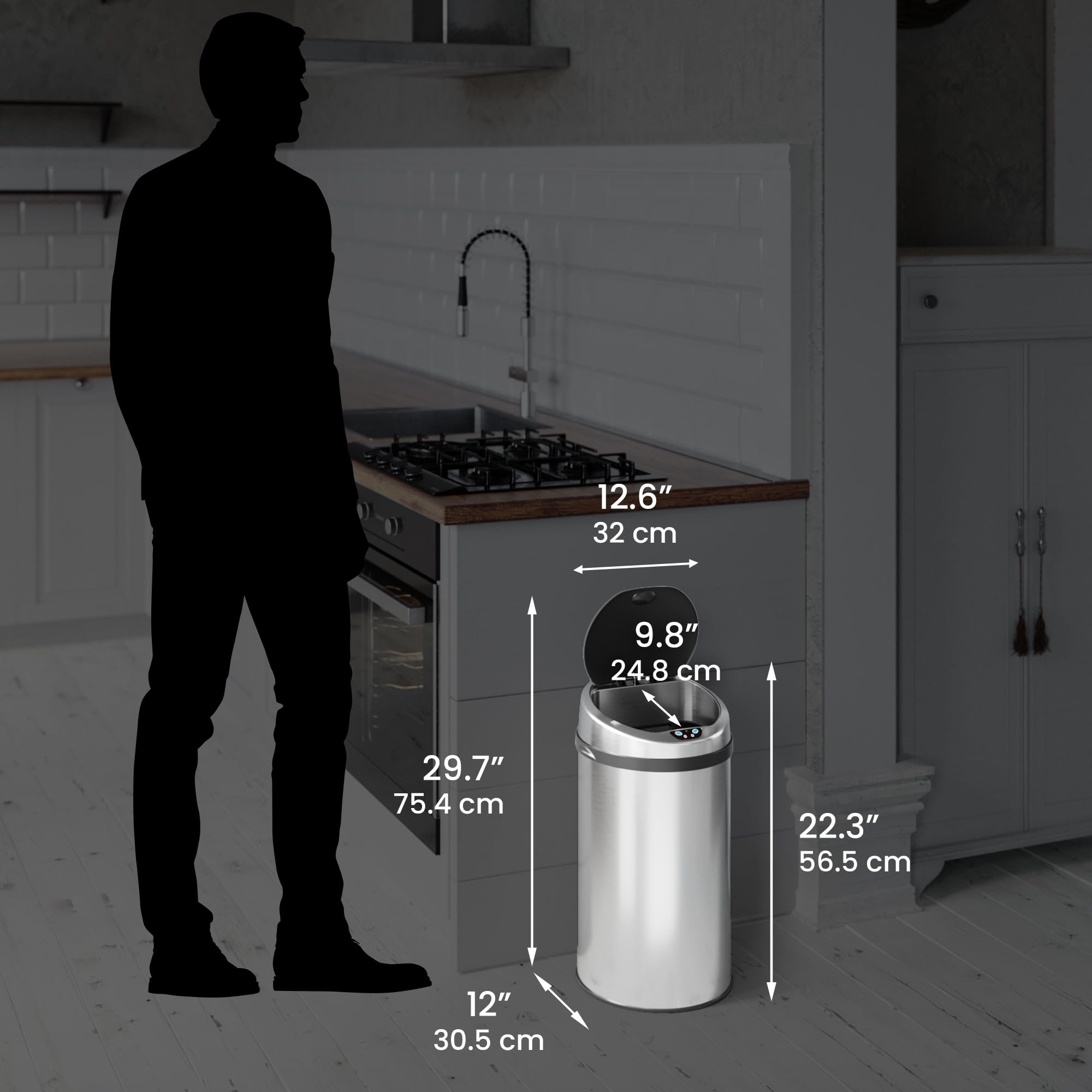 itouchless-8-gallon-touchless-sensor-kitchen-trash-can-with-odor-control-system- image 6