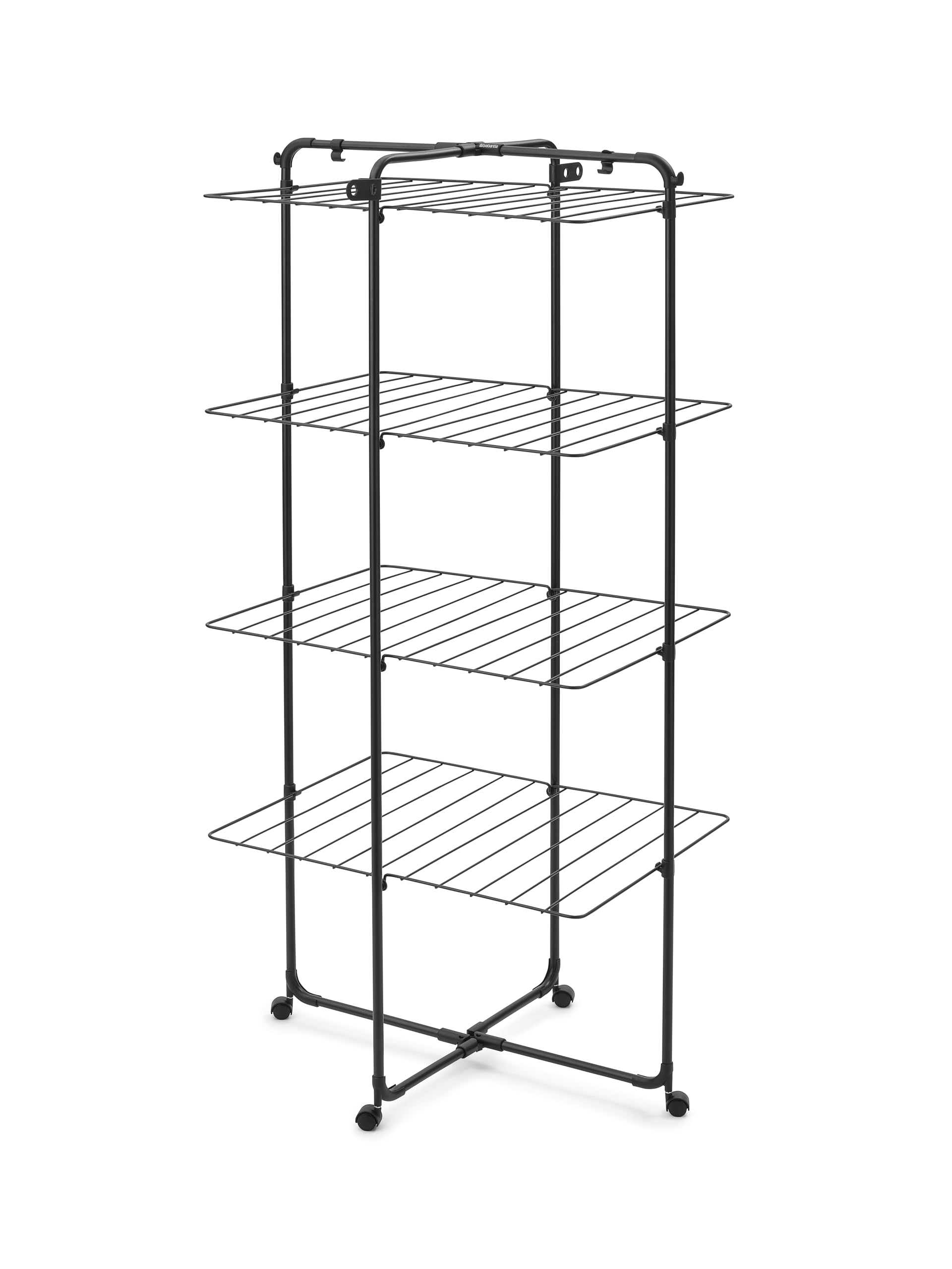 brabantia-hangon-tower-clothes-drying-rack-with-wheels-tall-3-tier-98ft-30m-dryi image 1